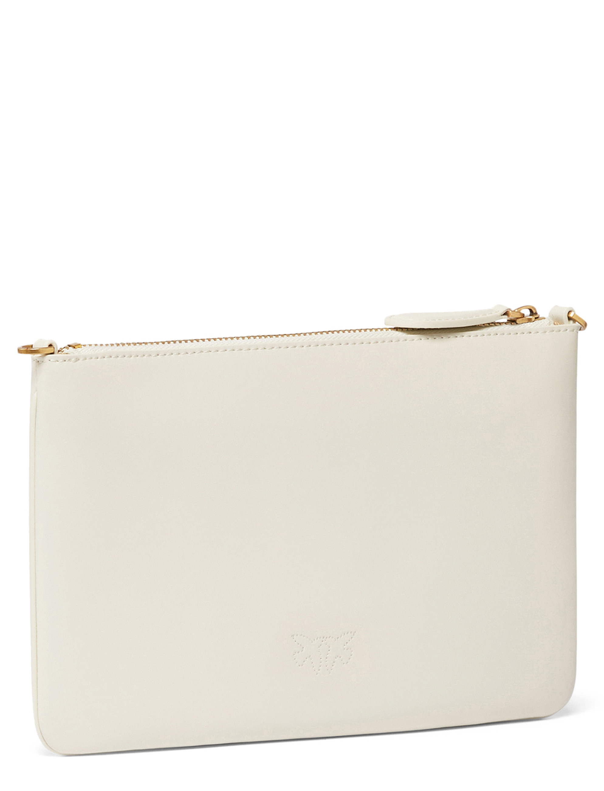 Bag Pinko Classic Flat Love Bag Simply in white leather Bag Pinko Classic Flat Love Bag Simply in white leather