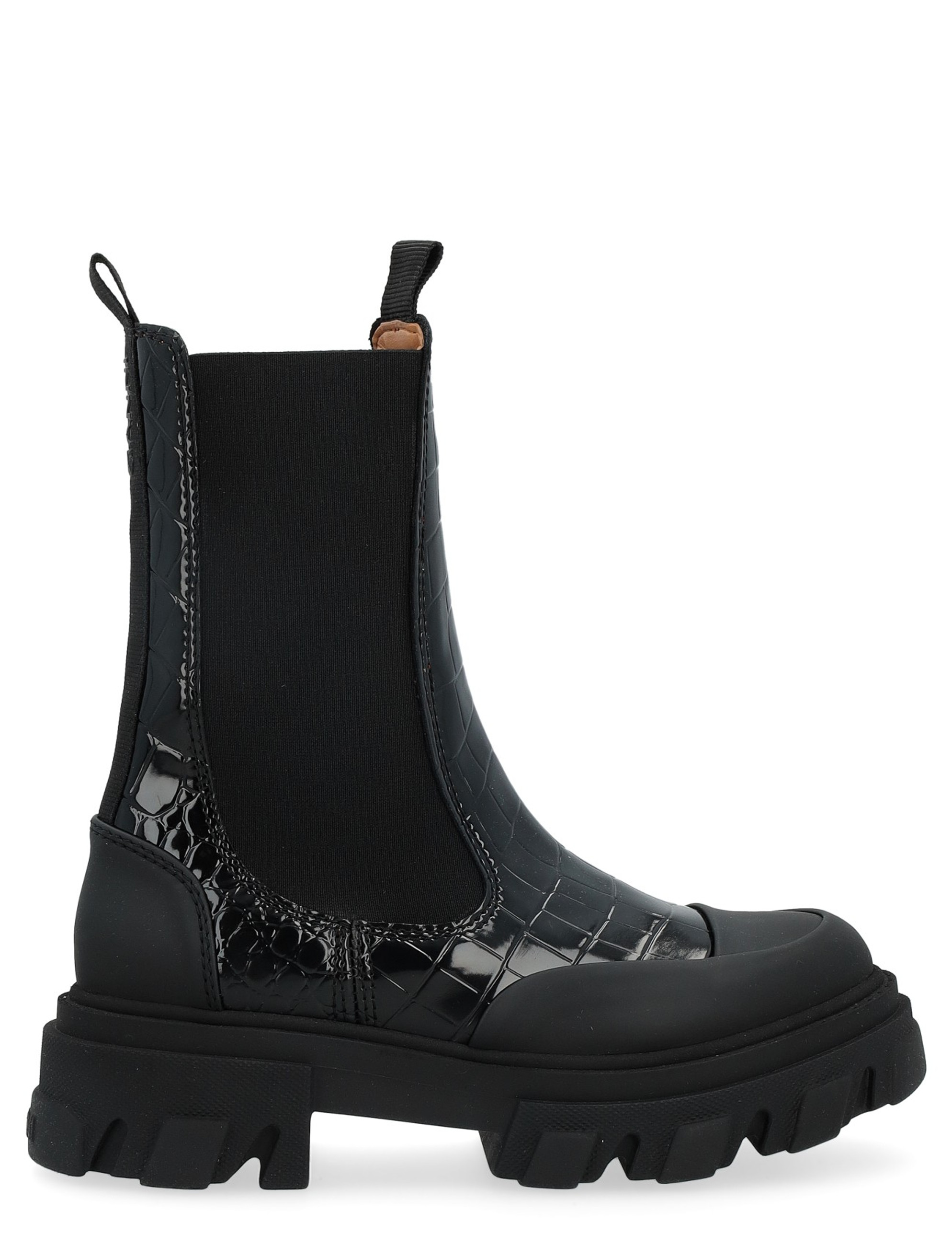 ロングブーツ Ganni Stivale Chelsea High In Pelle Ganni Cleated High Chelsea Boots | Saks Fifth Avenue