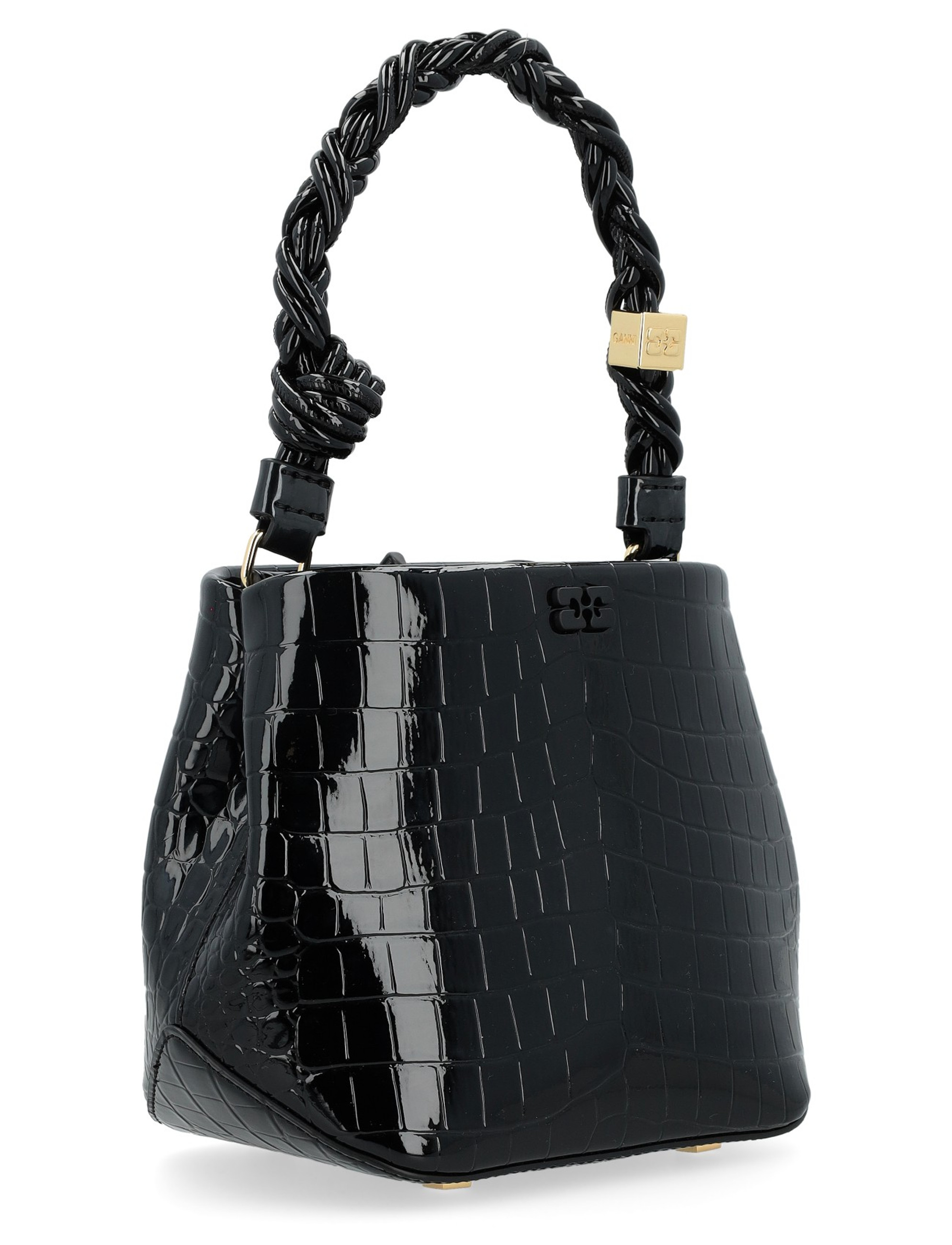 【国内即発】GANNI CROCO PATENT BOU CROSSBODY BAG 国内即発】GANNI CROCO PATENT BOU CROSSBODY BAG ショルダー