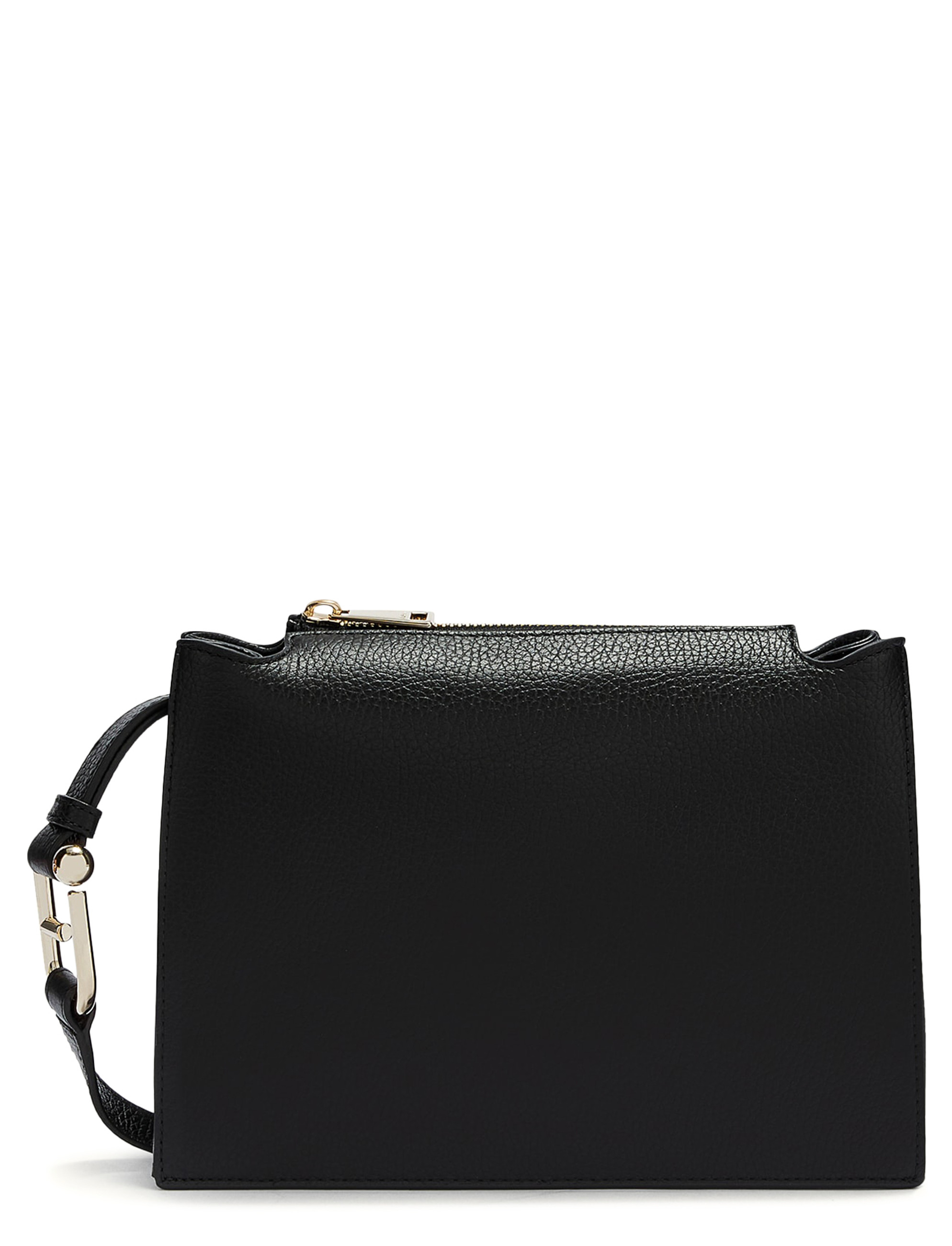 Bag Furla Nuvola S in black leather