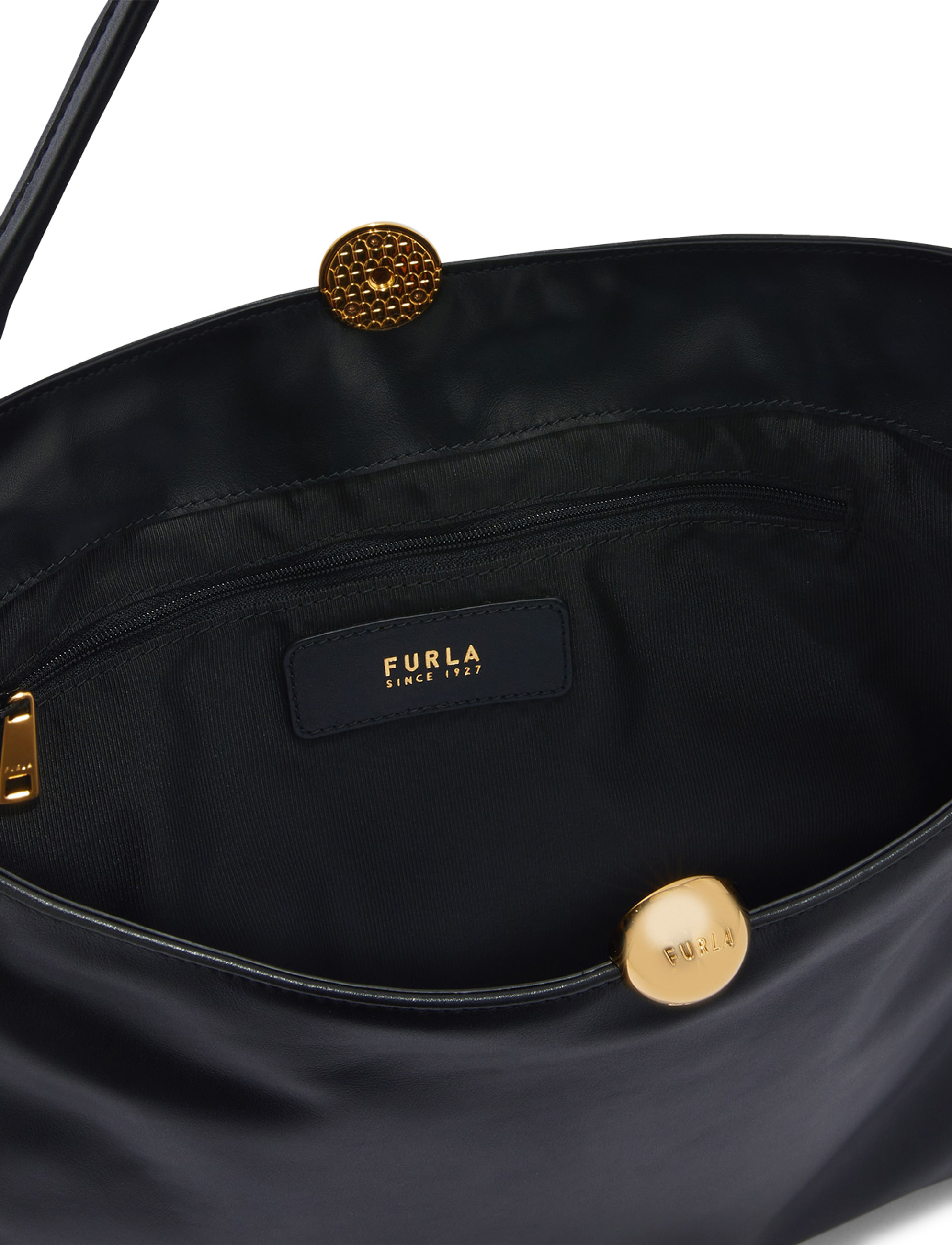 ショルダーバッグ・ポシェット FURLA Women Bags WB01365 BX3168O6000 Black Shoulder bag Furla Sfera Soft in black nappa leather