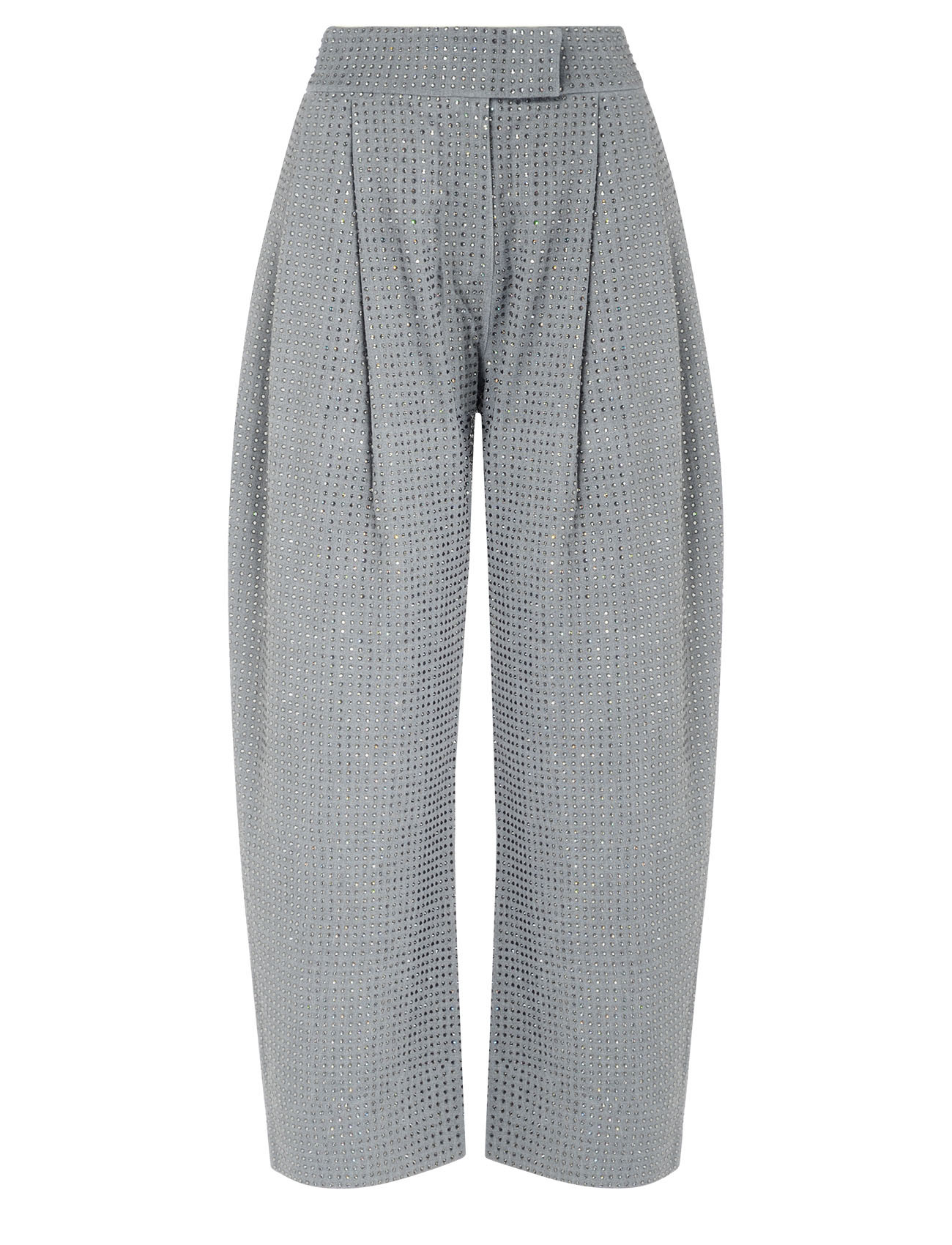 Pantalone Pinko grigio con strass