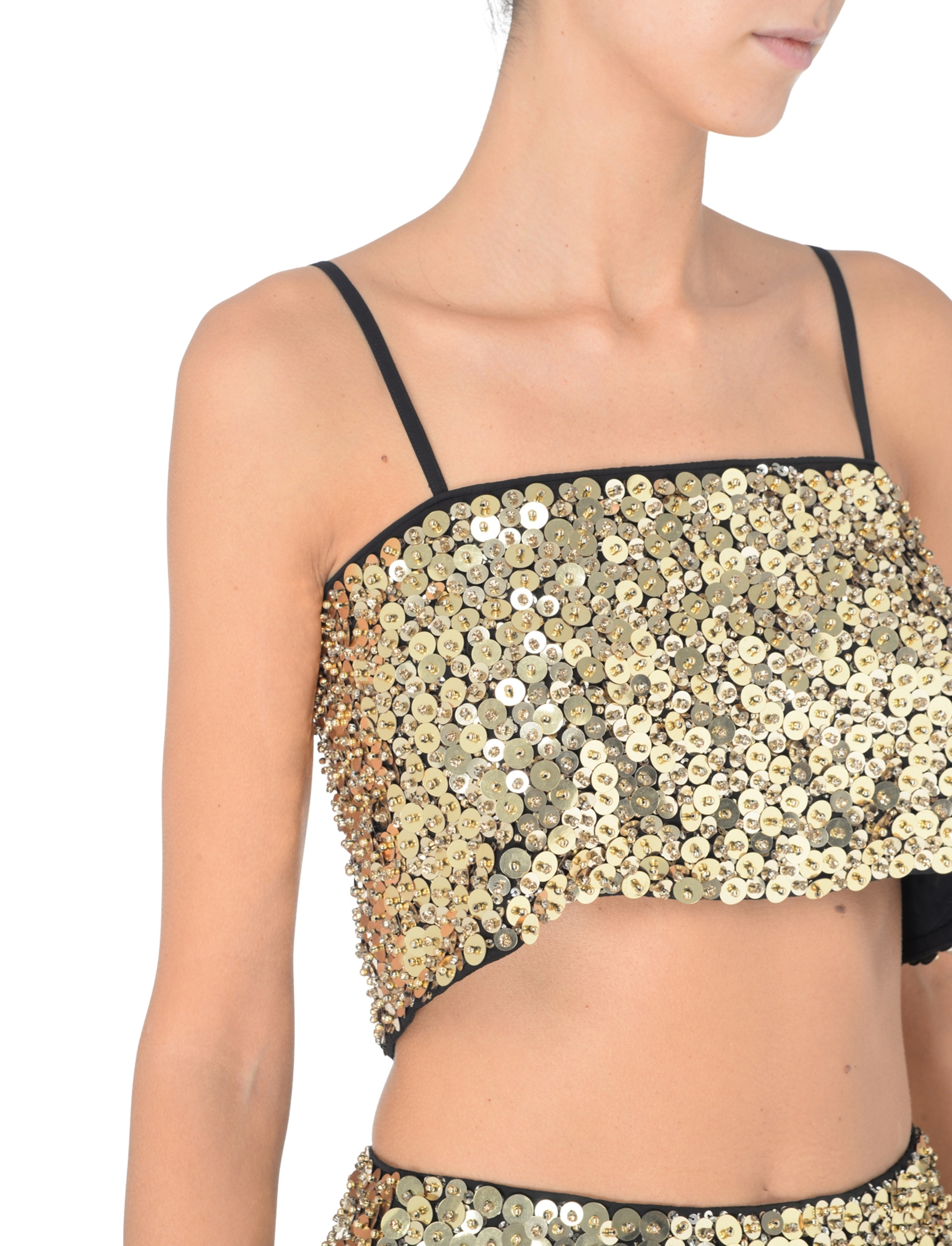 Herlipto Pearl-Strap Frill Top Lemon 新品 Pearl-Strap Frill Top