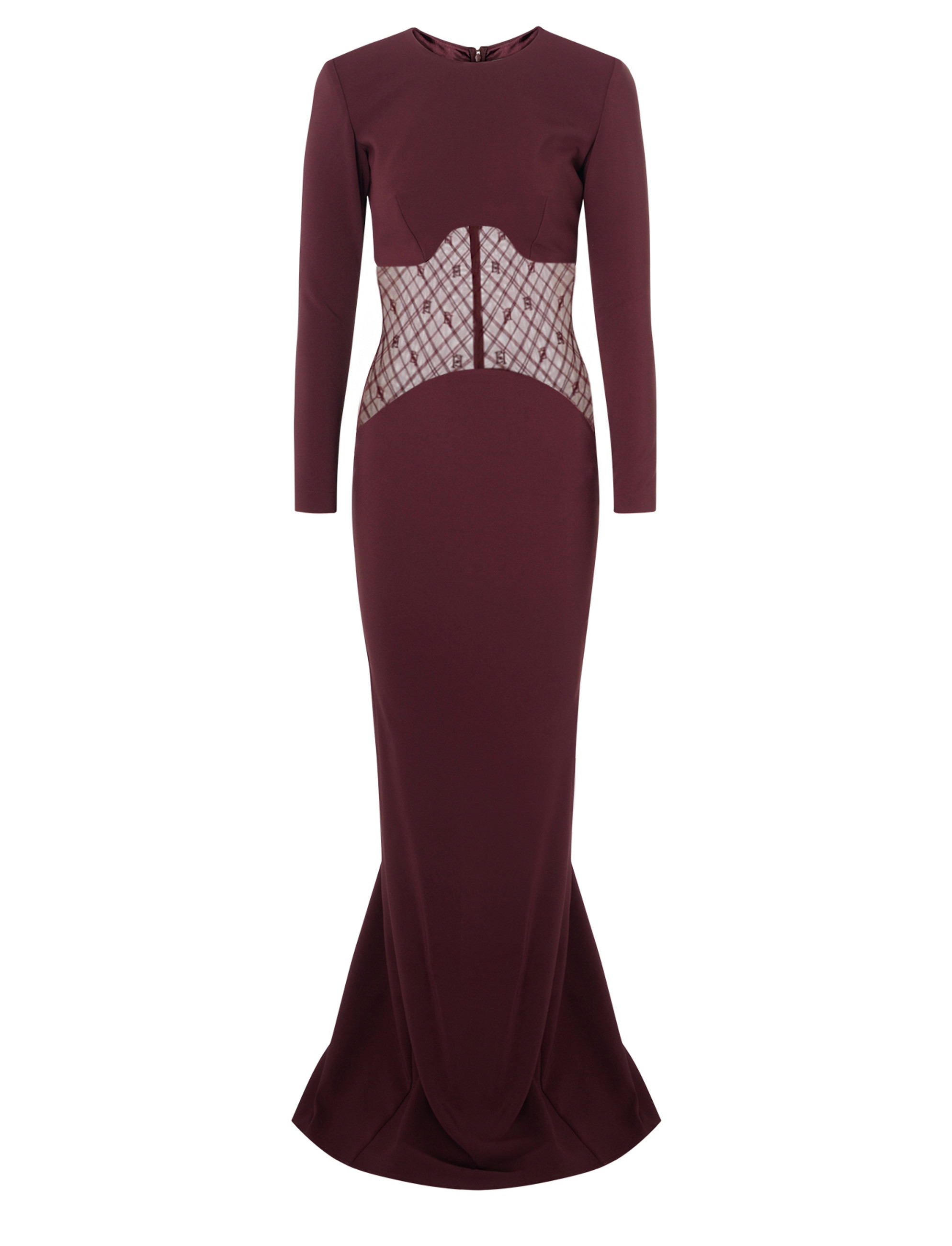 パーティードレス Elisabetta Franchi Red Carpet Dress Red carpet dress Elisabetta Franchi in red and black crepe