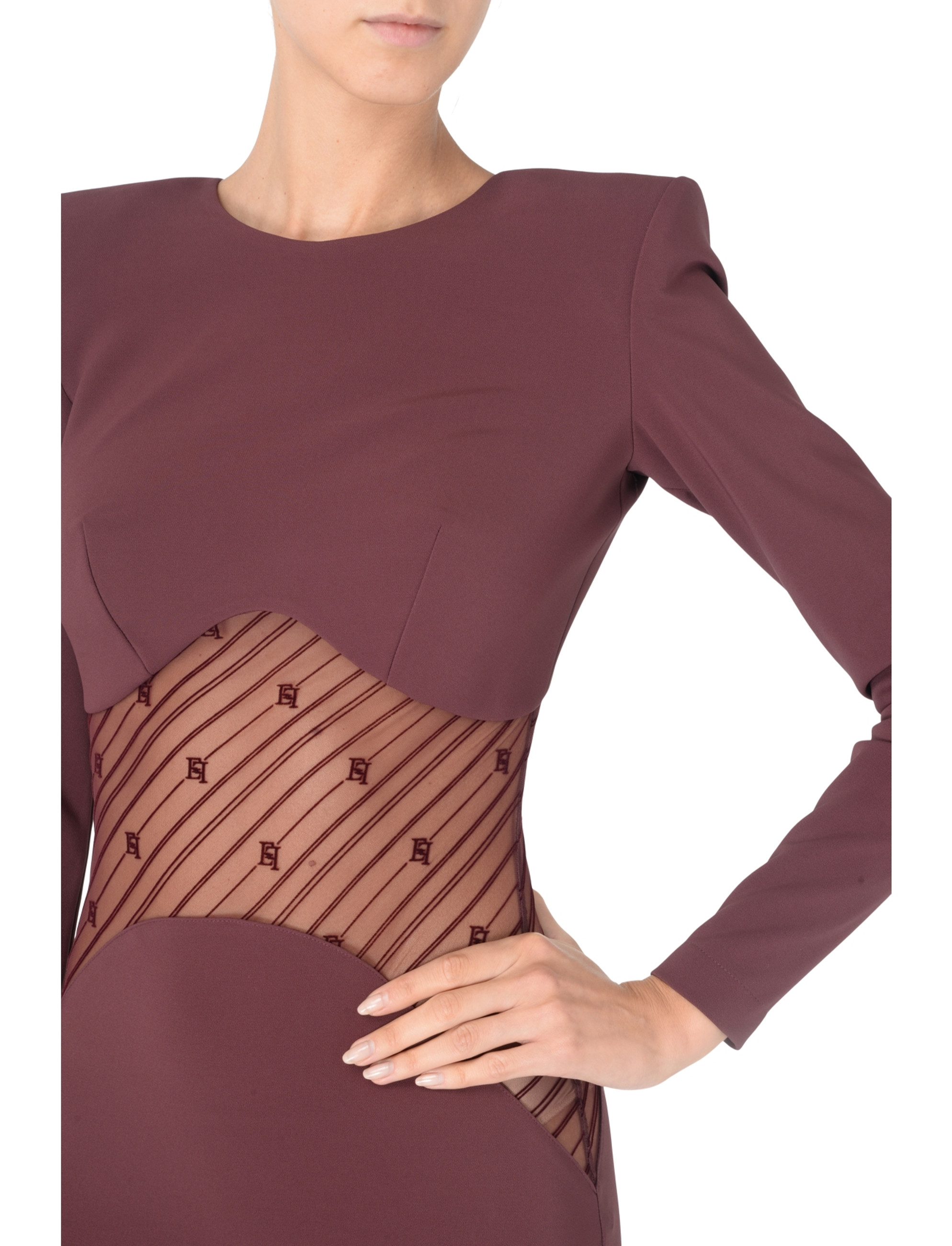 【関税込み】ELISABETTA FRANCHI Red Carpet' dress Red carpet dress Elisabetta Franchi black with knot