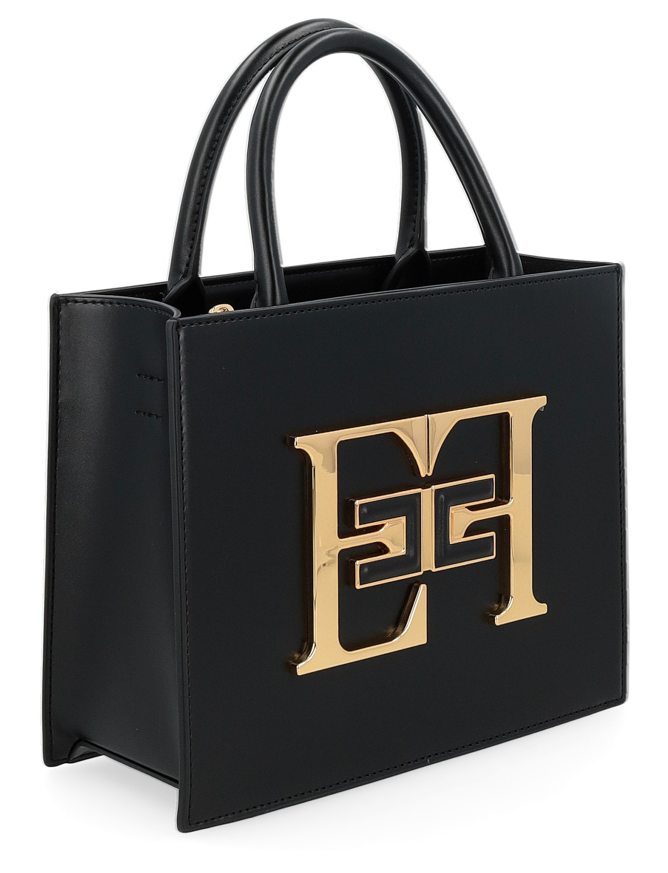 Pochette Sintetico Pochette Elisabetta Franchi Nera Borsa A Mano