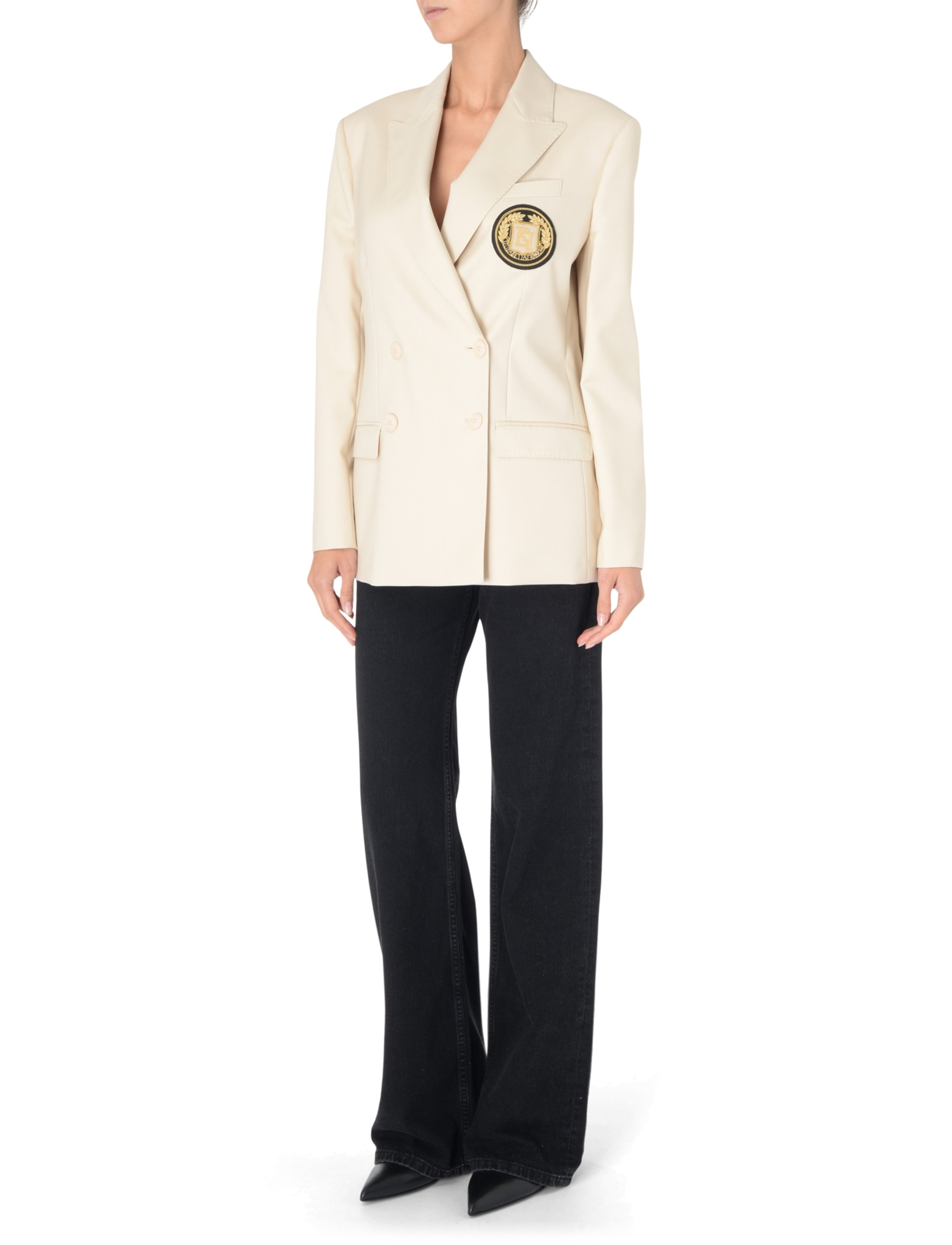 ジャケット ELISABETTA FRANCHI Giacca Doppiopetto Giacca doppiopetto Elisabetta Franchi in fresco di lana