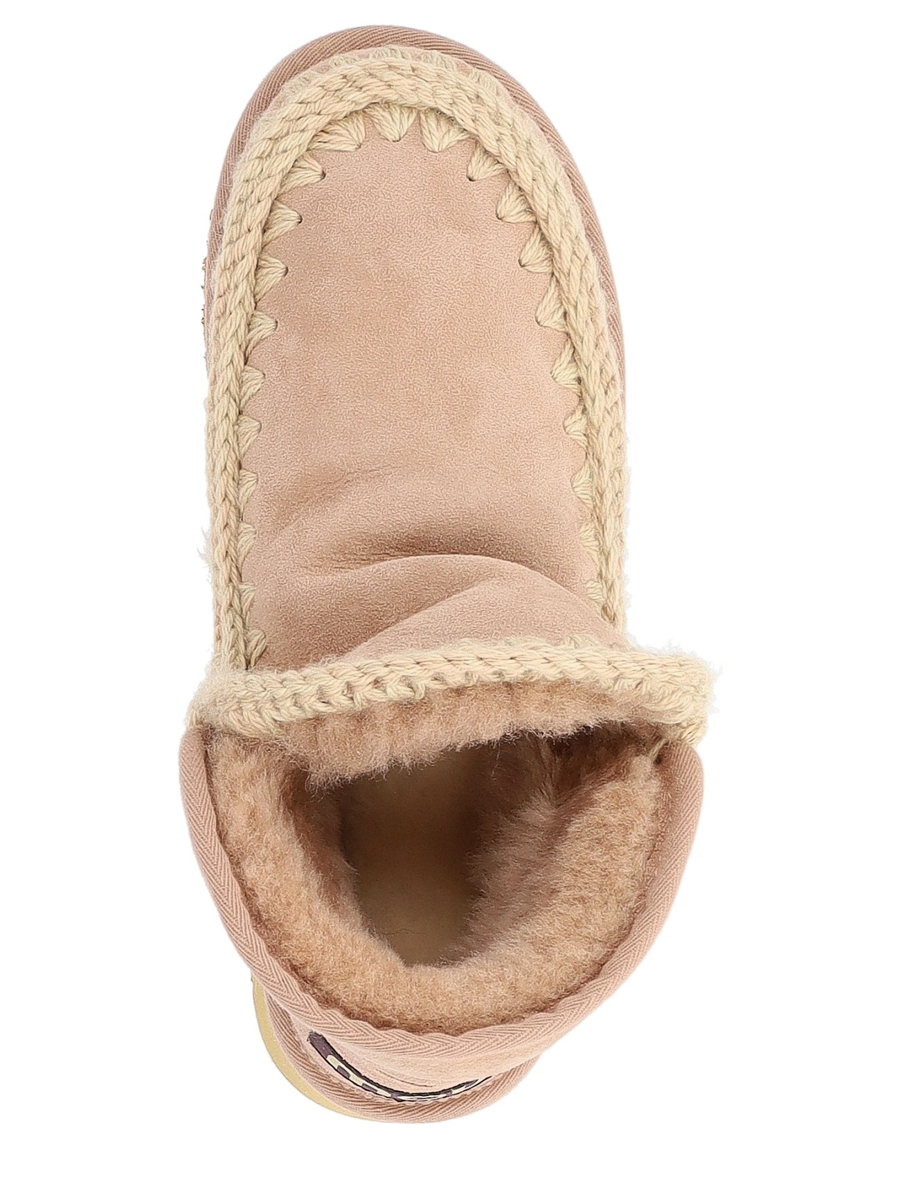 Mou Eskimo platform ankle boots in camel-colored suede
