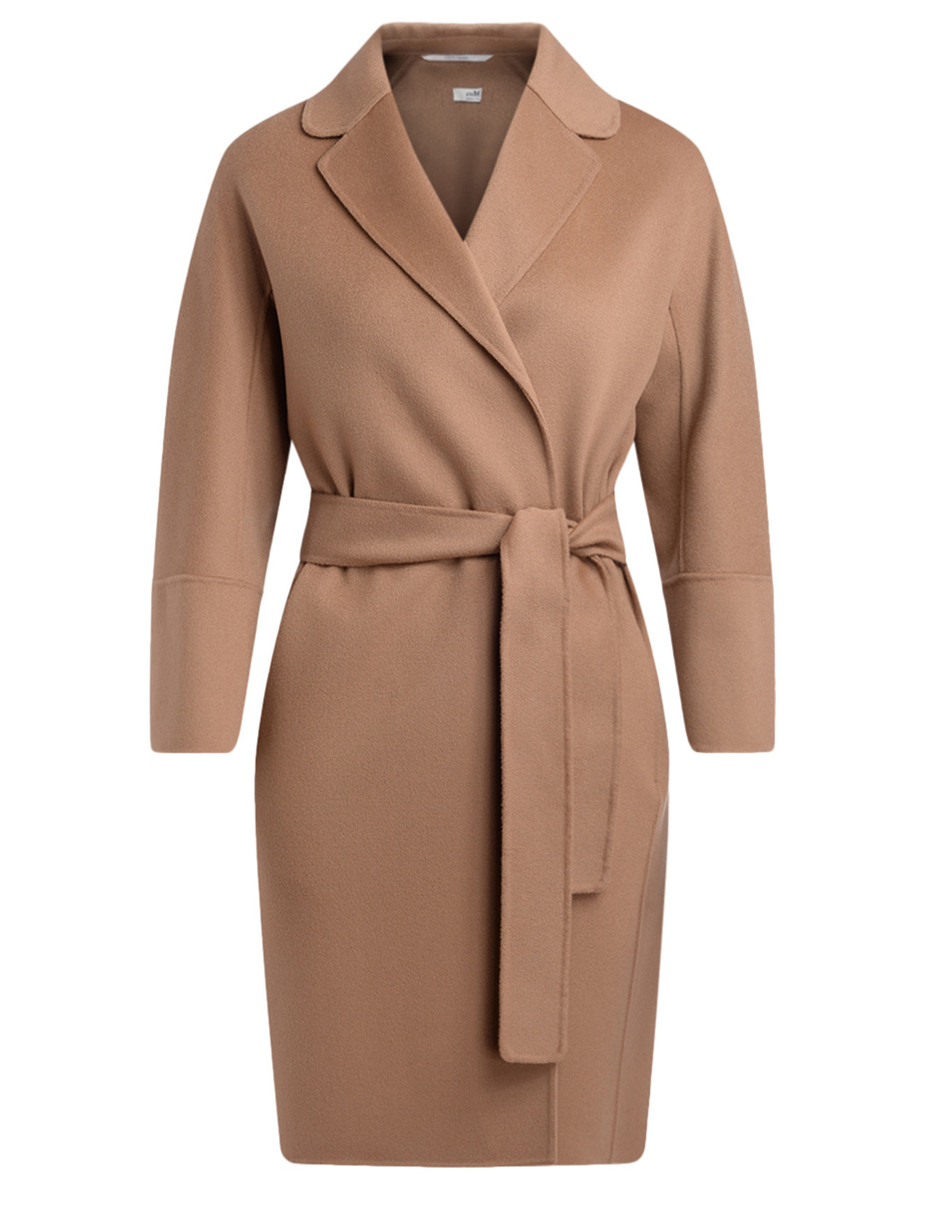 S Max Mara coat in camel-colored wool