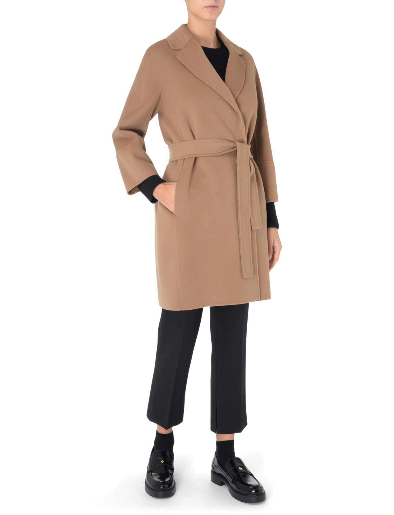 【美品】S MAX MARA ARONA キャメル 36 S Max Mara coat in camel-colored wool
