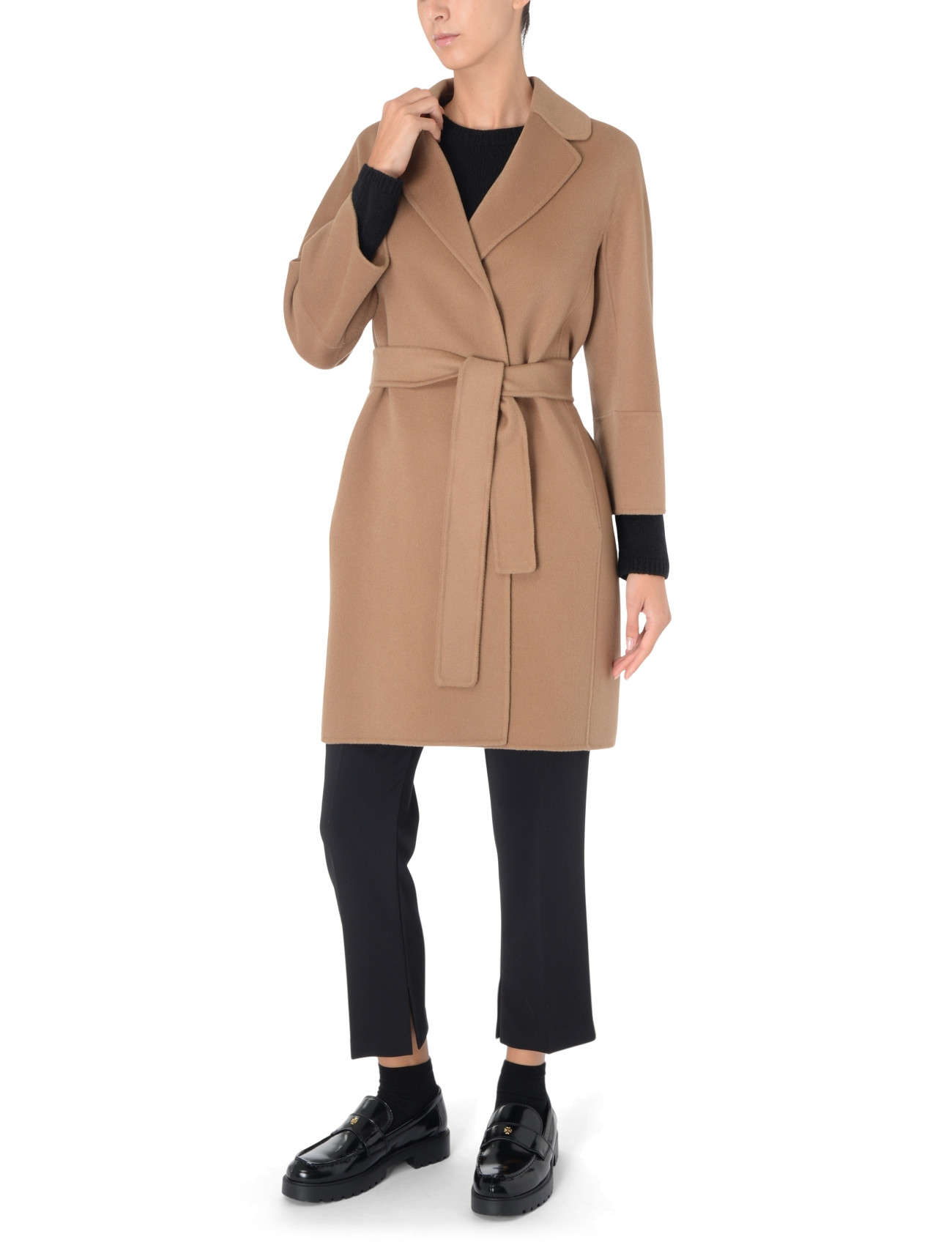 Max Mara Arona 'S coat in camel-colored wool - Main Image