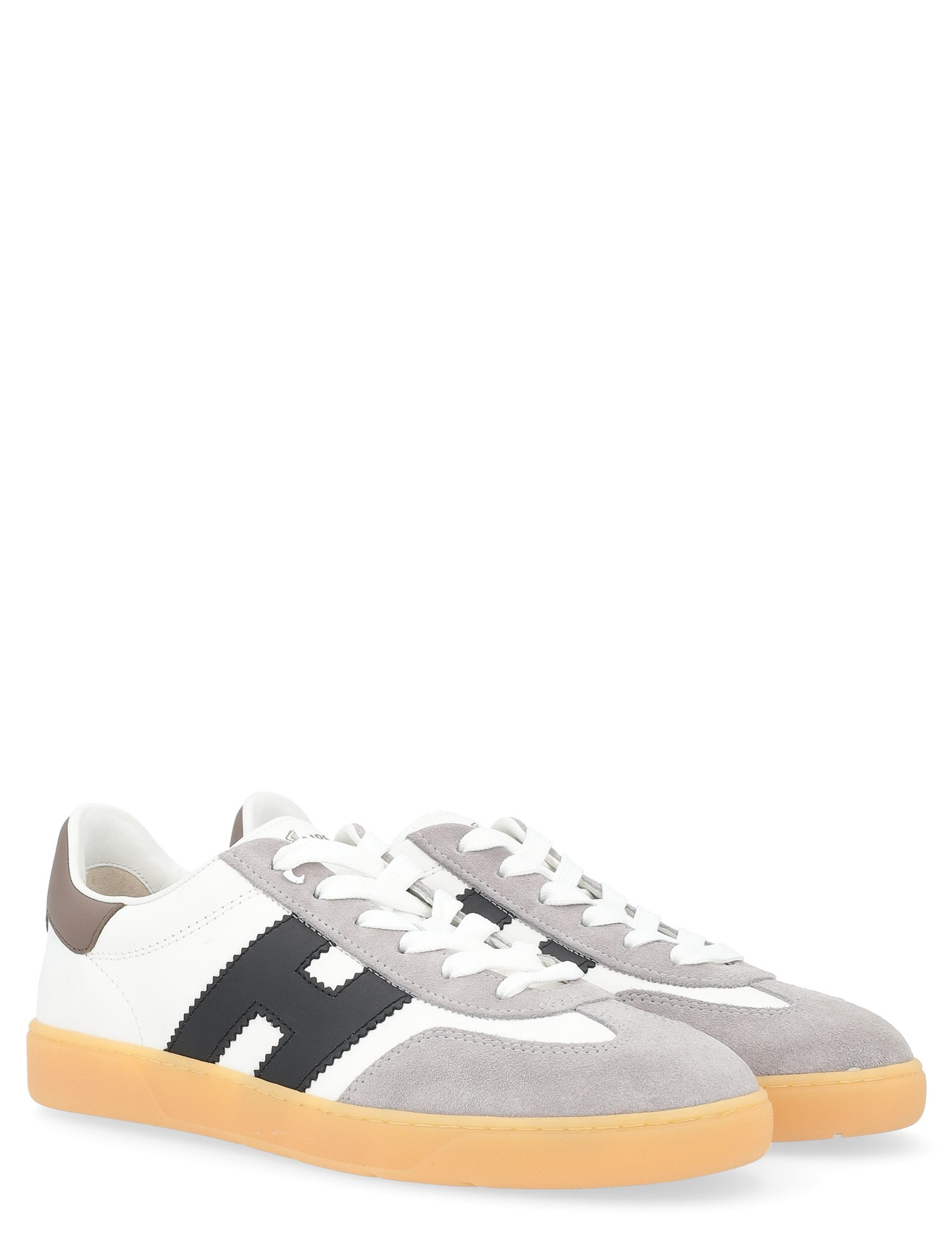 Sneakers Hogan Cool in white, gray and black suede and leather Sneakers Hogan Cool in white, gray and black suede and leather