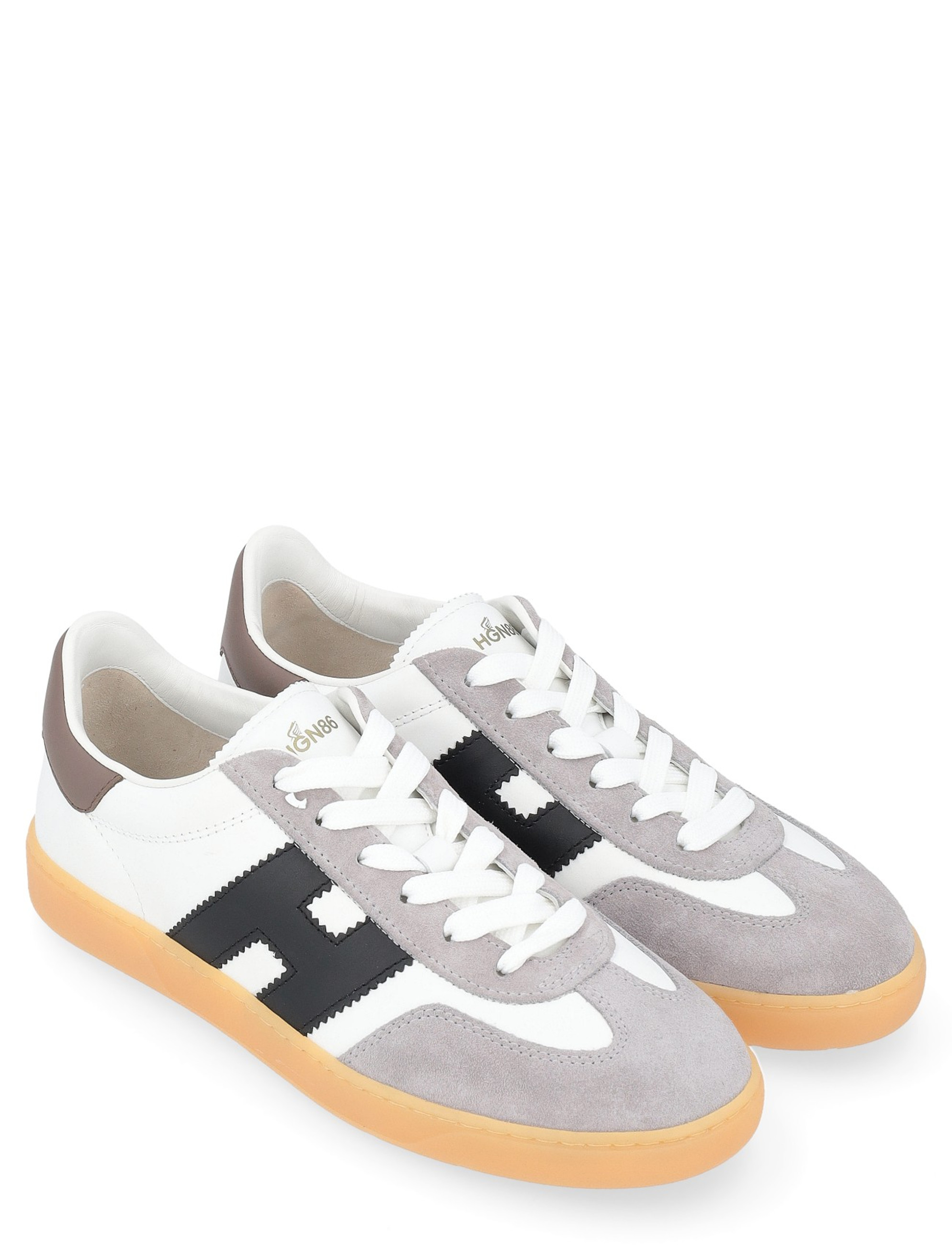 Sneakers Hogan Cool in white, gray and black suede and leather Sneakers Hogan Cool in white, gray and black suede and leather