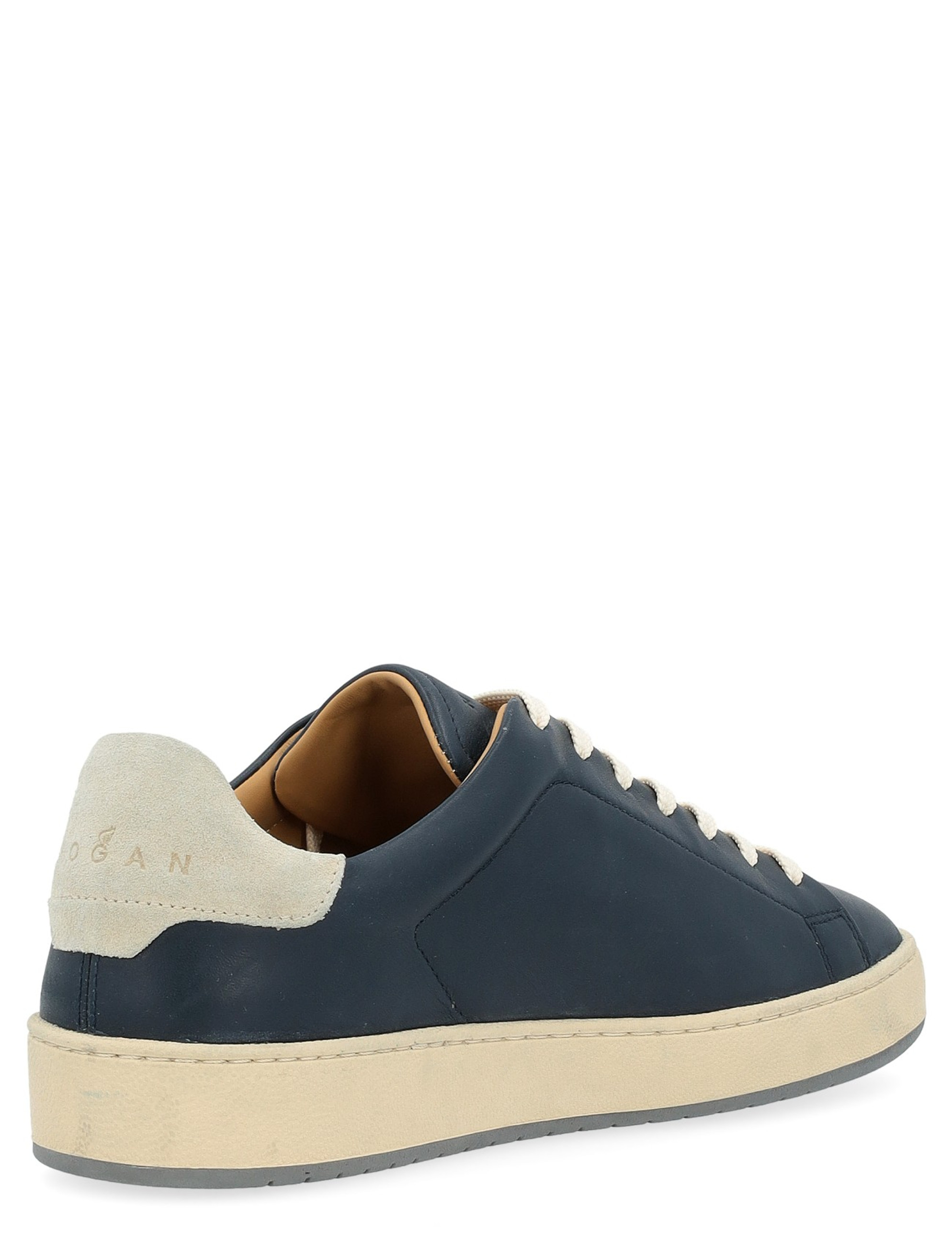【送料&関税込】Hogan H672 Allacciato H Fori Sneakers Hogan H672 IVORY, BROWN for Man