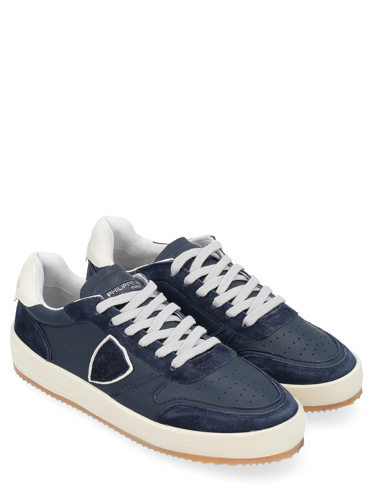 Philippe Model Nice navy blue leather sneaker