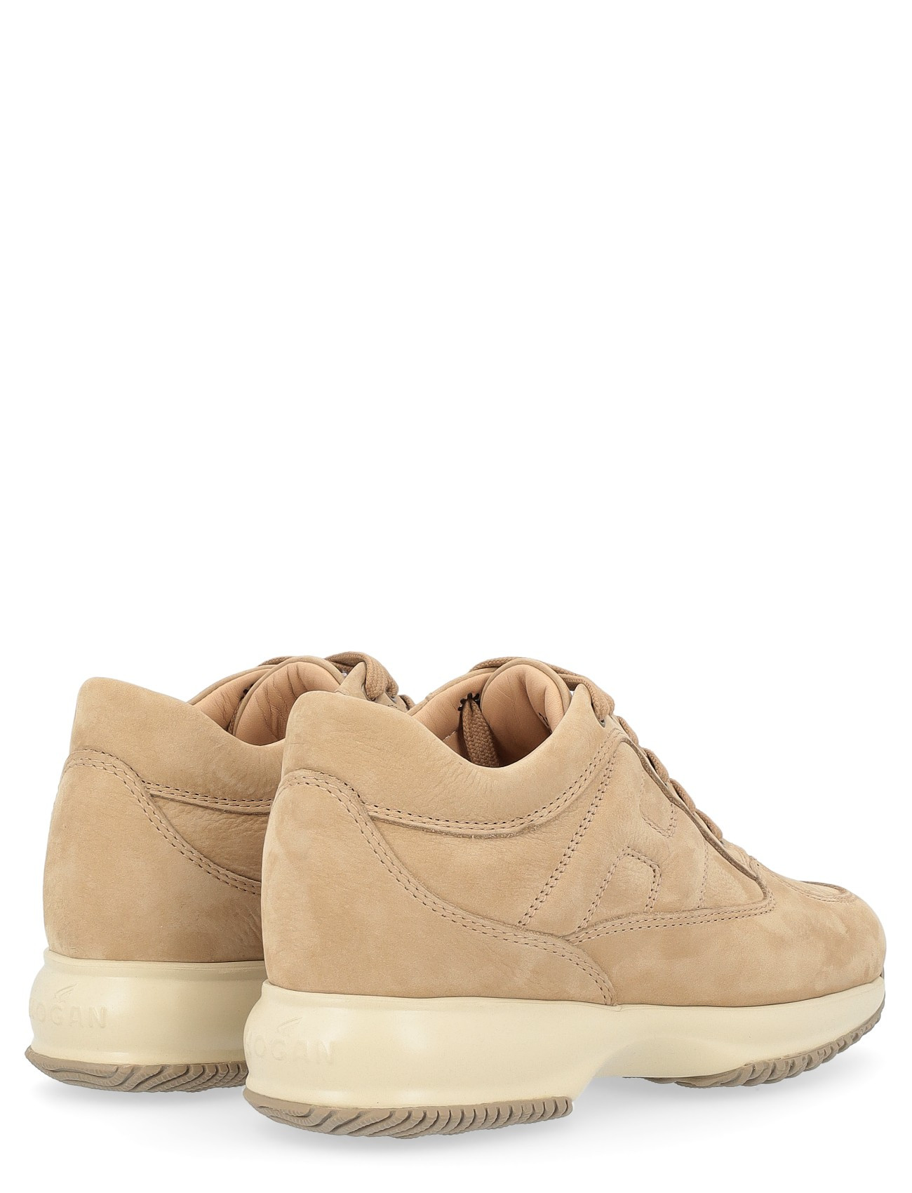 Sneaker Hogan Interactive in suede color marrone
