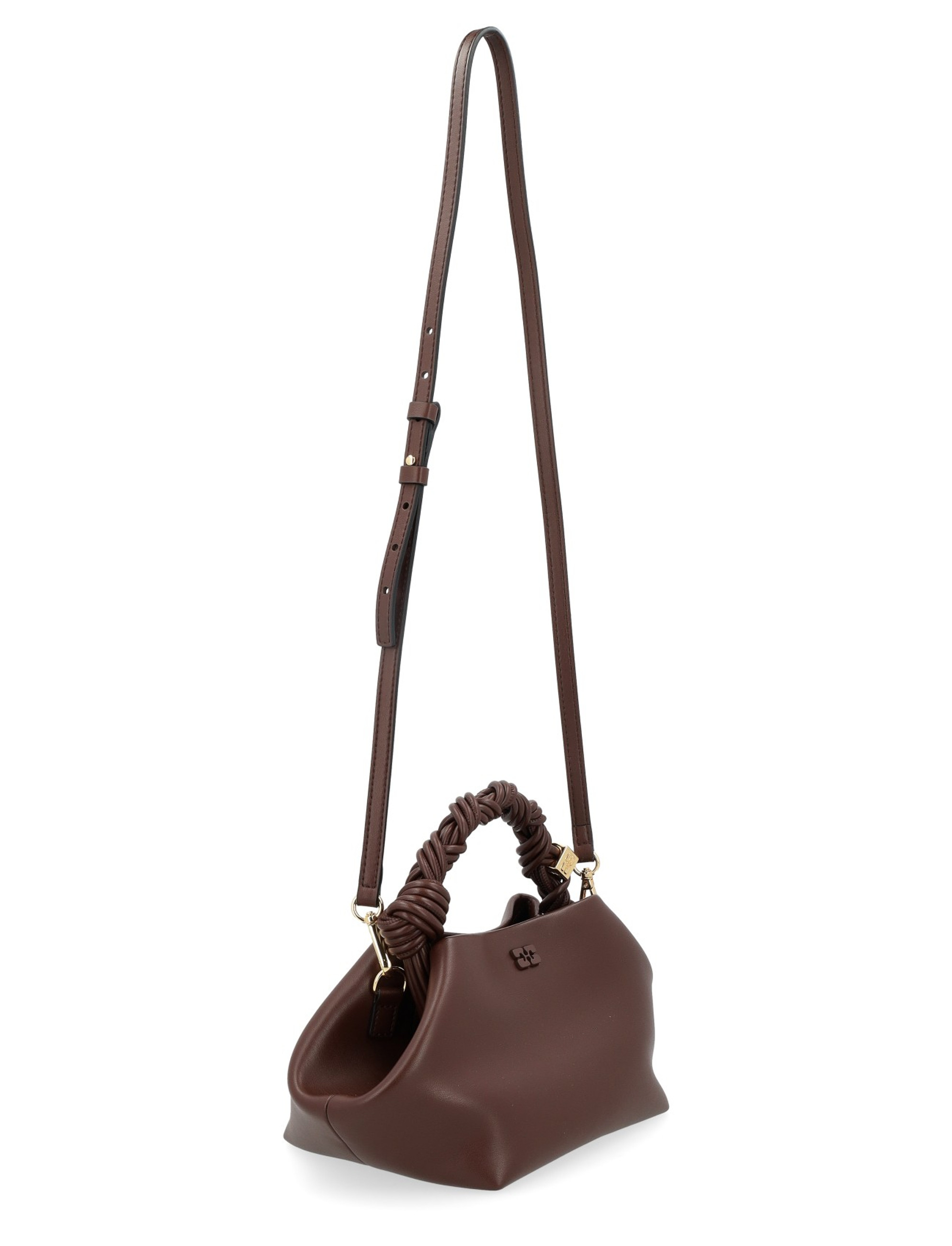 Ganni Bou Bag Small in chocolate-colored leather Ganni Bou Bag Small in chocolate-colored leather