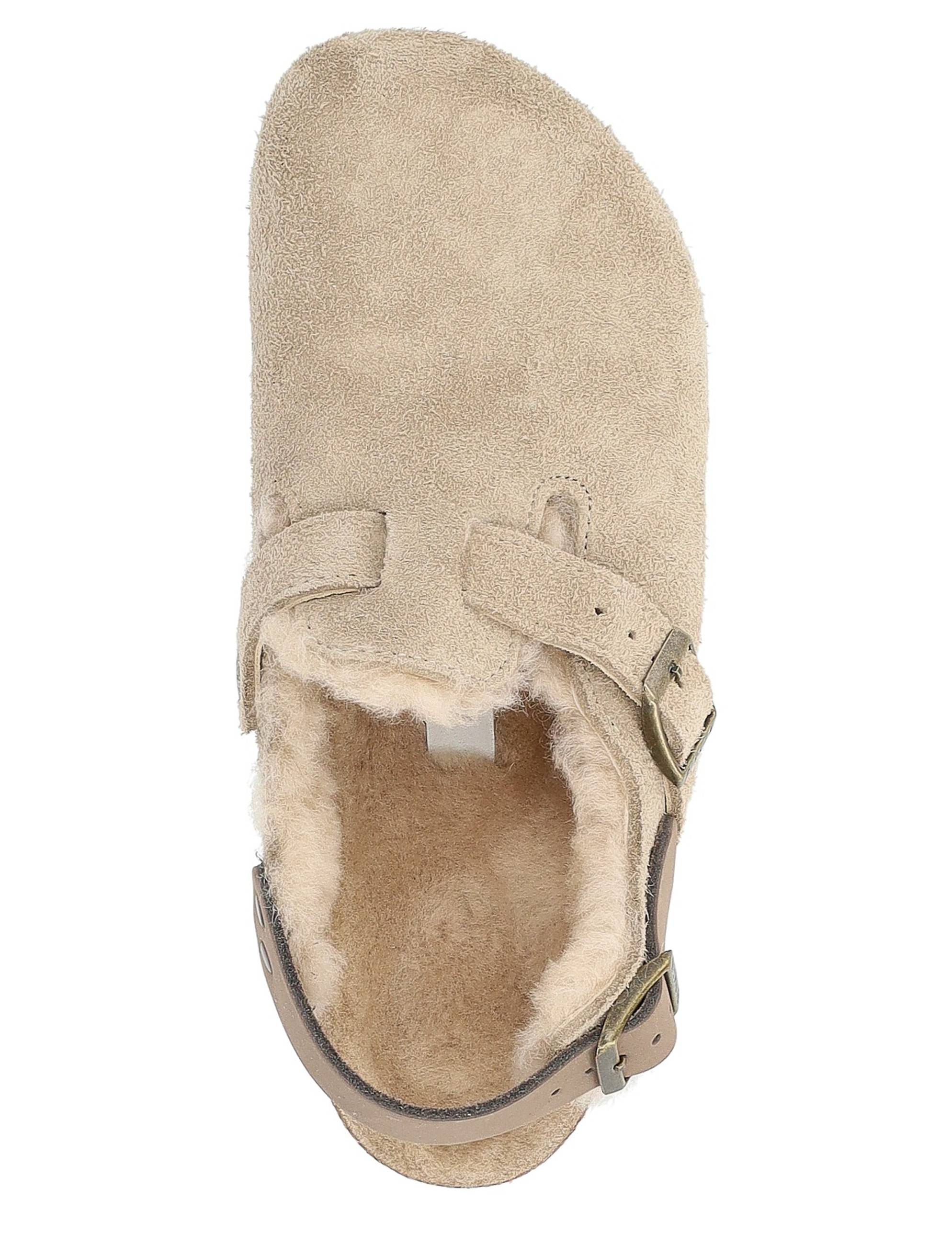 【日本入手困難】Suede and shearling slippers Birkenstock Tokio suede and taupe-colored fur sabot | H-Brands
