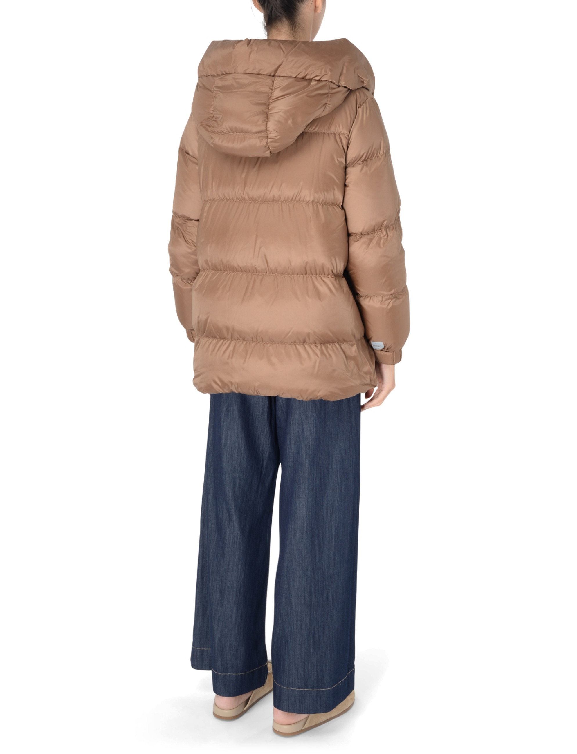 Down jacket Max Mara The Cube Seia in camel technical fabric Down jacket Max Mara The Cube Seia in camel technical fabric