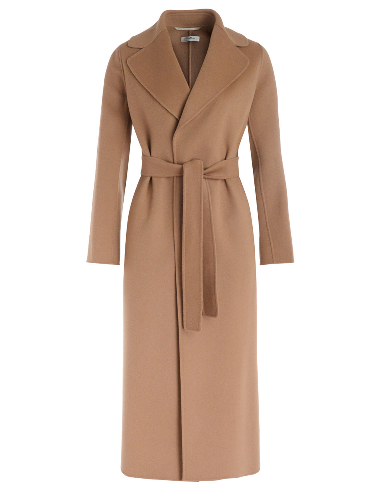 S Max Mara camel-colored robe coat
