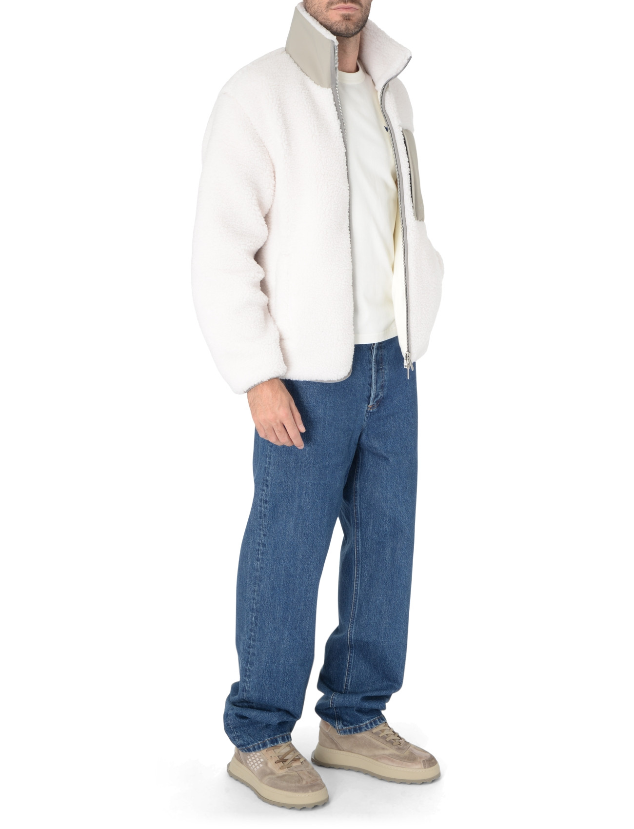 Moose Knuckles Sherpa jacket in ivory