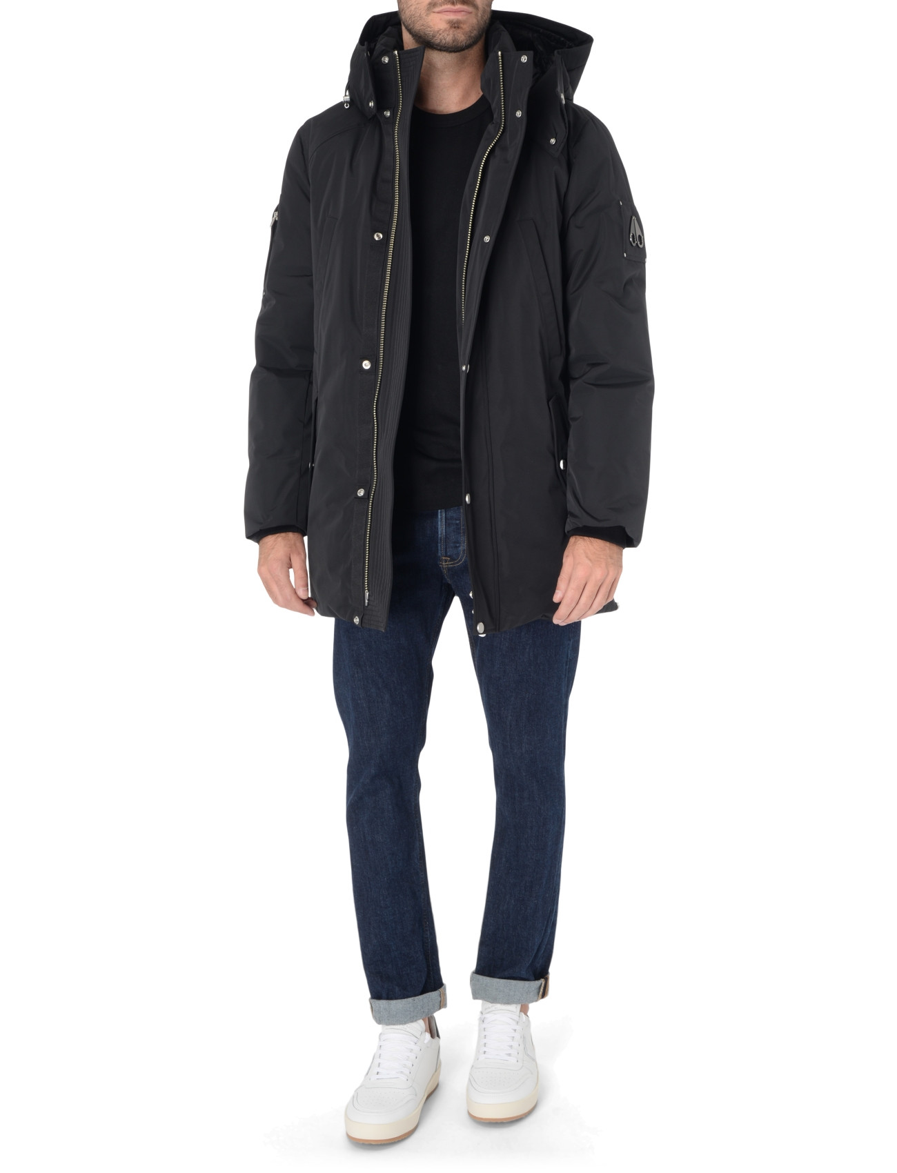 Moose Knuckles Peak black padded parka