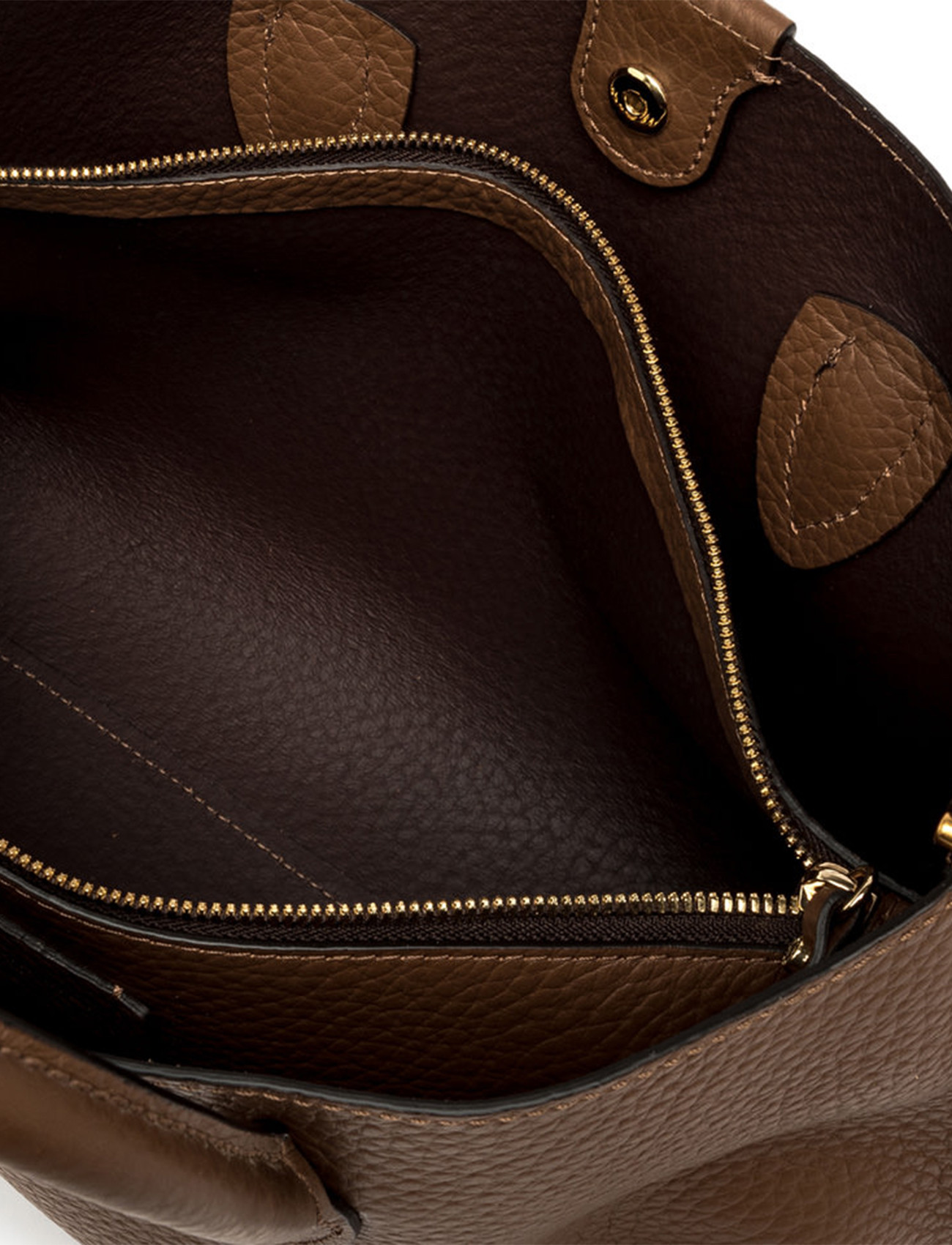 Gianni Chiarini handbag in brown hammered leather