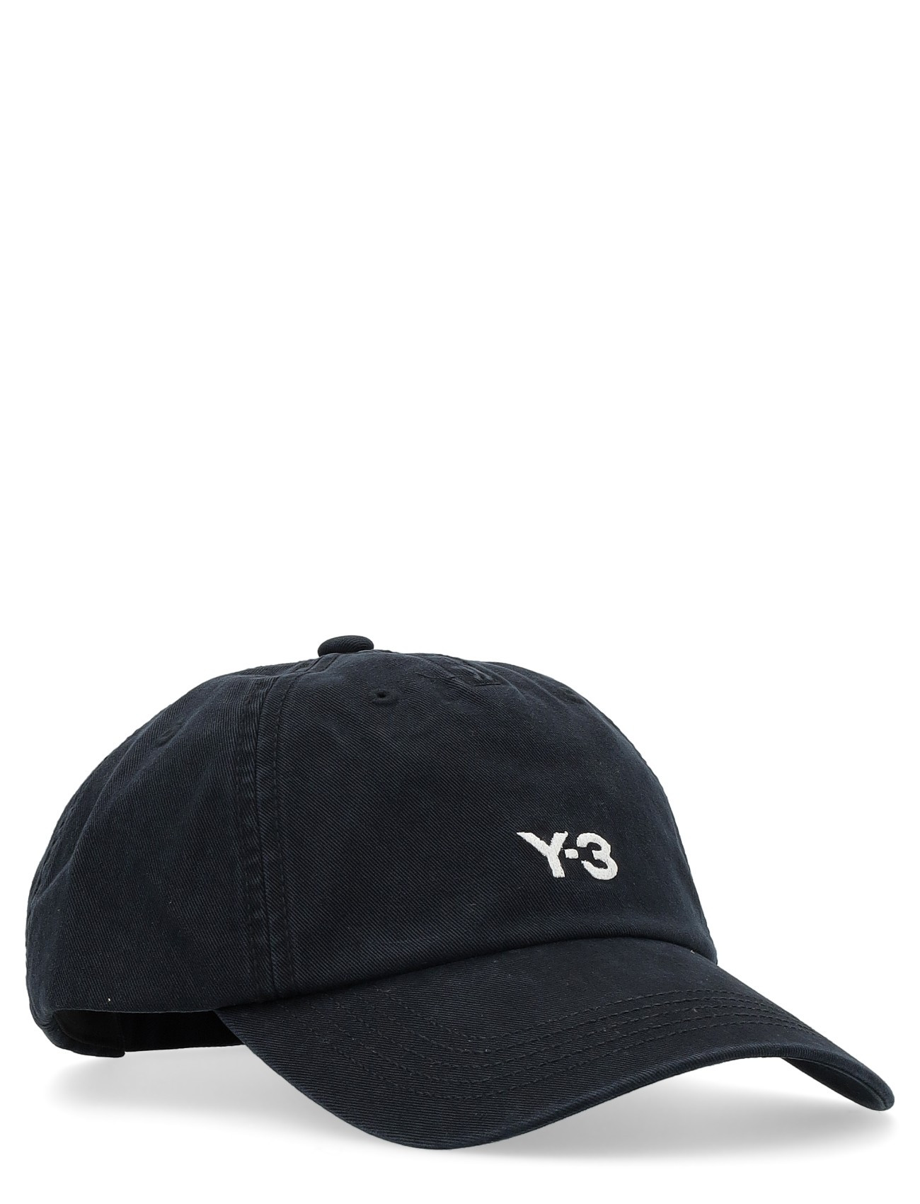 Y-3 Cap in Black Cotton