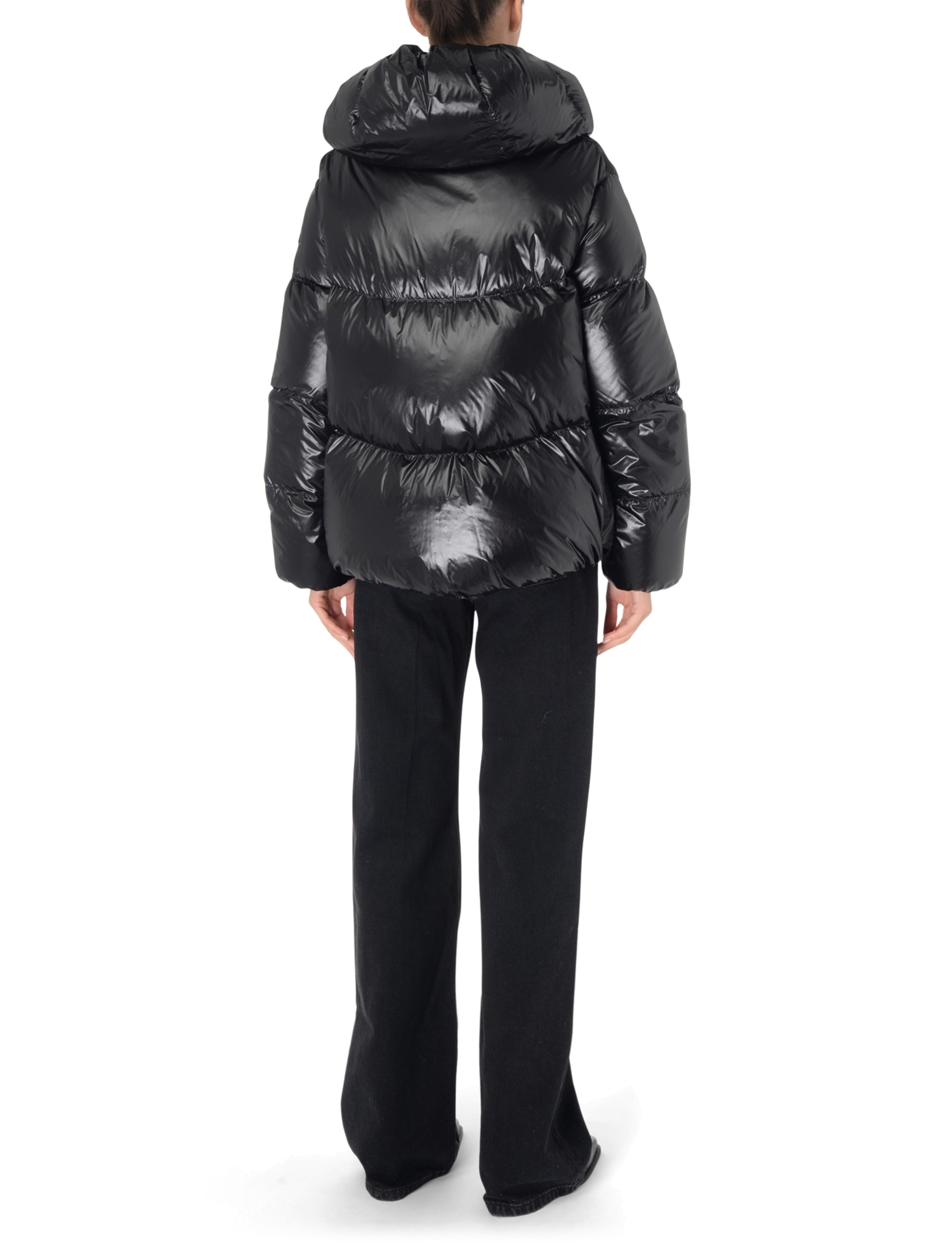 Down jacket Parajumpers Water Flower black