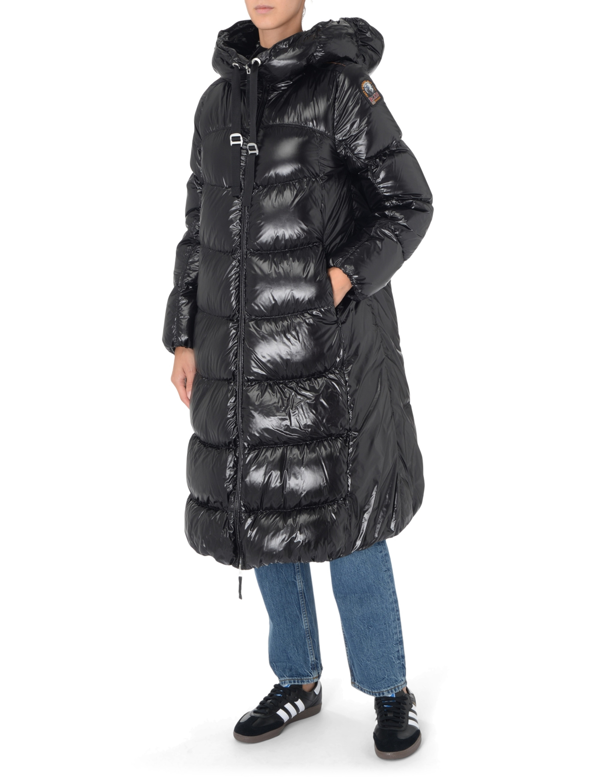 Down jacket Parajumpers Arum Flower extra long black