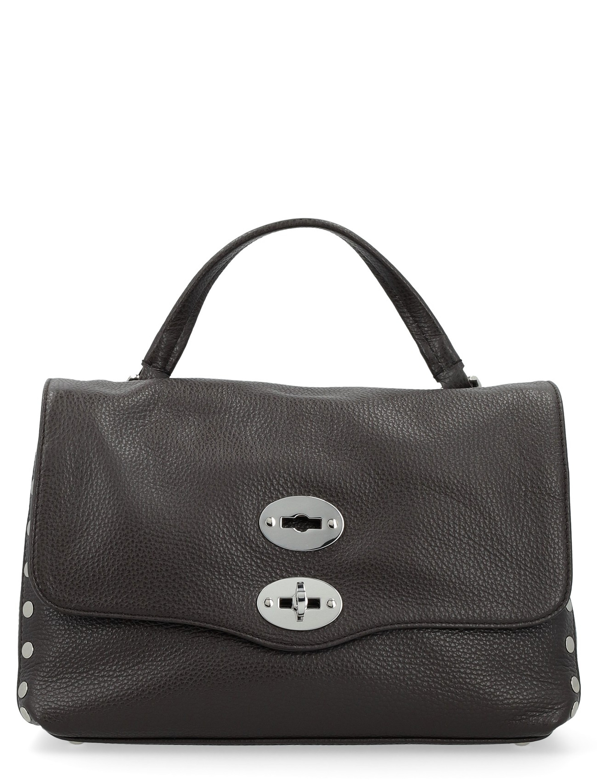 Bag Zanellato Postina Daily S in brown grained leather