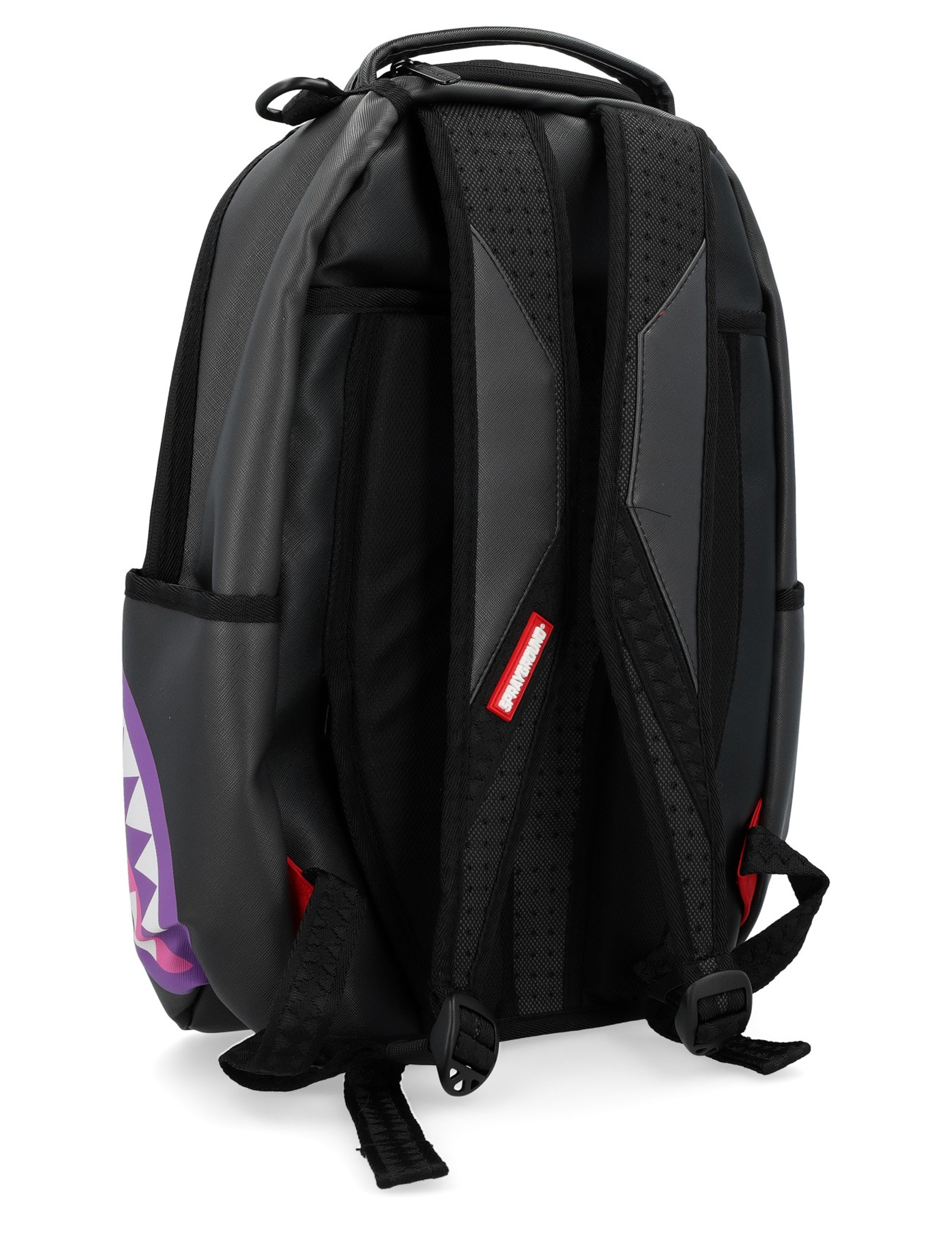 Backpack Sprayground Shark Central black and purple