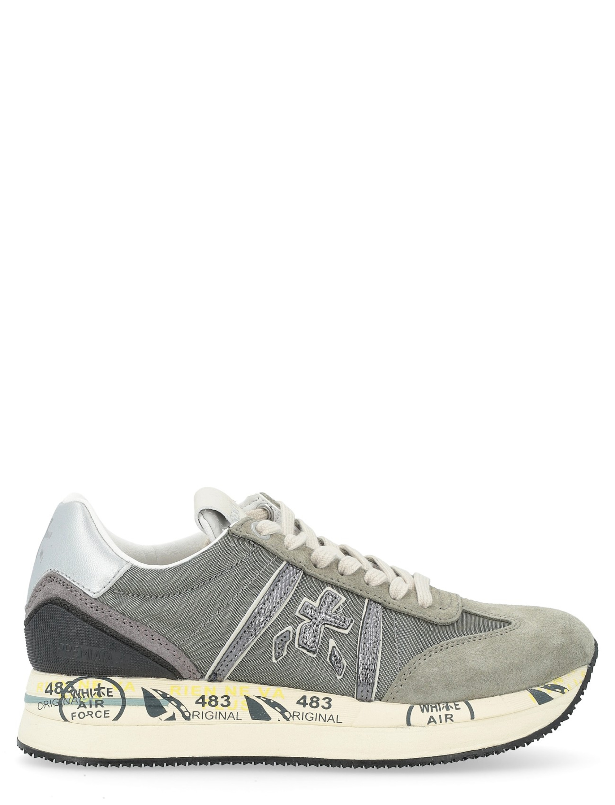 スニーカー Premiata CONNY SNEAKERS Sneaker Premiata Conny in beige fabric and suede