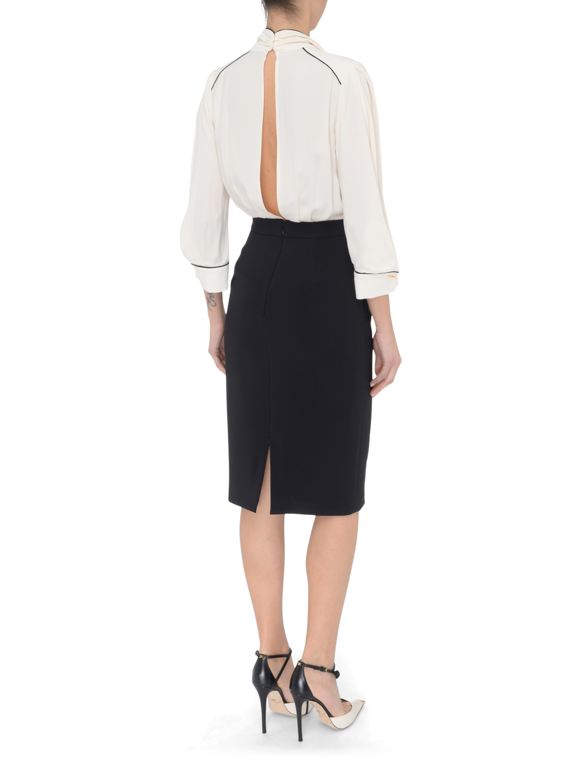 ワンピース ELISABETTA FRANCHI Woman Dress Black AB717 110 ELISABETTA FRANCHI: Dress woman - Black | Elisabetta Franchi