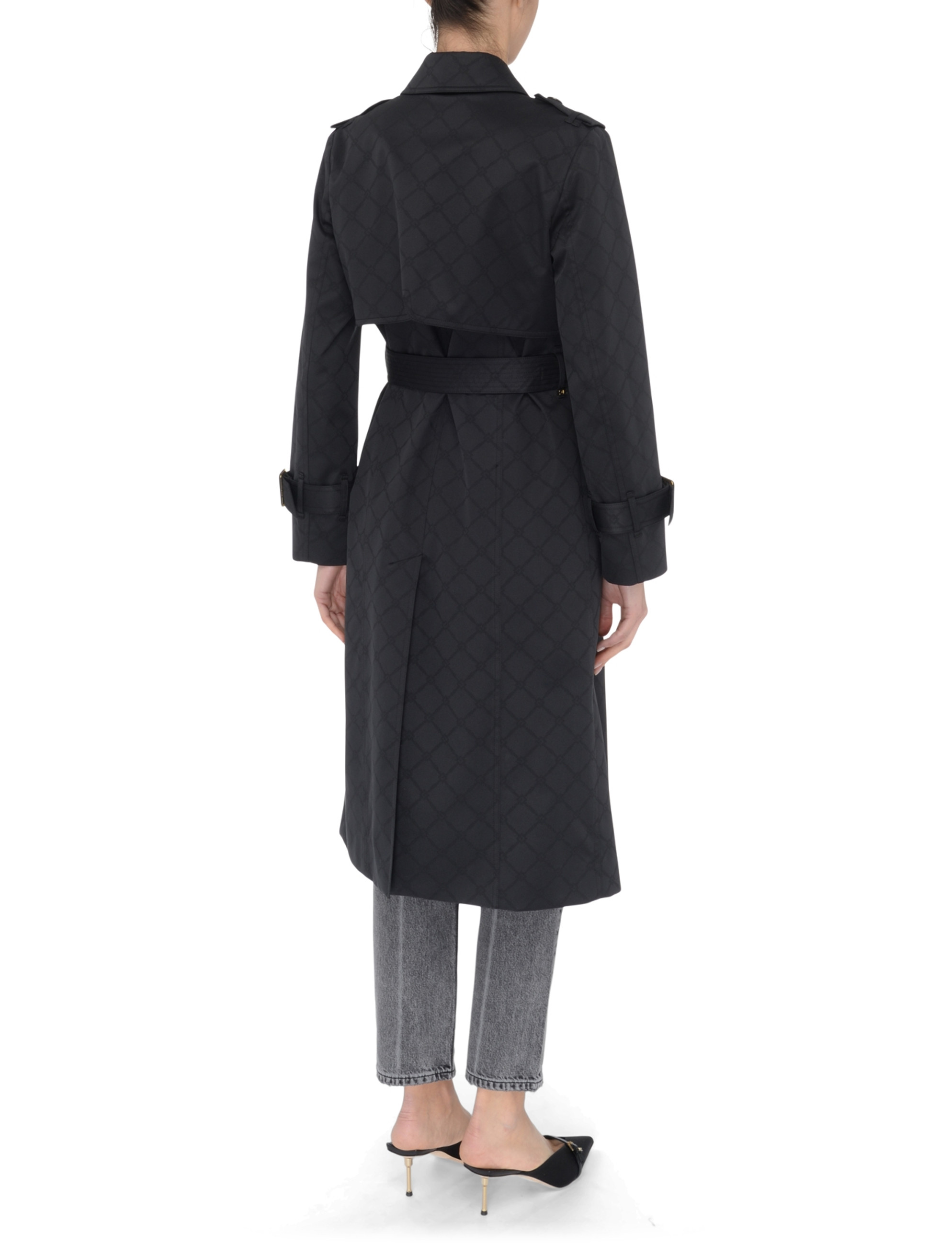 ELISABETTA FRANCHI ブラックロングコート 135447-155834-0.jpg?240321