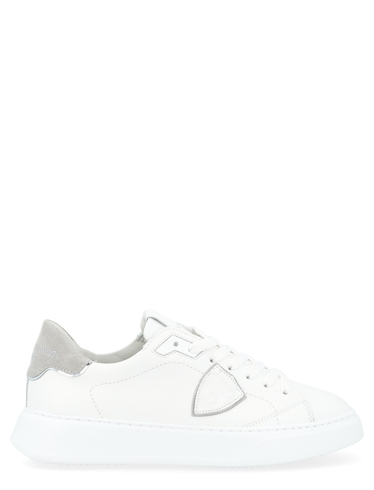 PHILIPPE BEL ①FLORENTINS 、②Speculoos Philippe Model sneakers in white and gray leather and suede | H-Brands