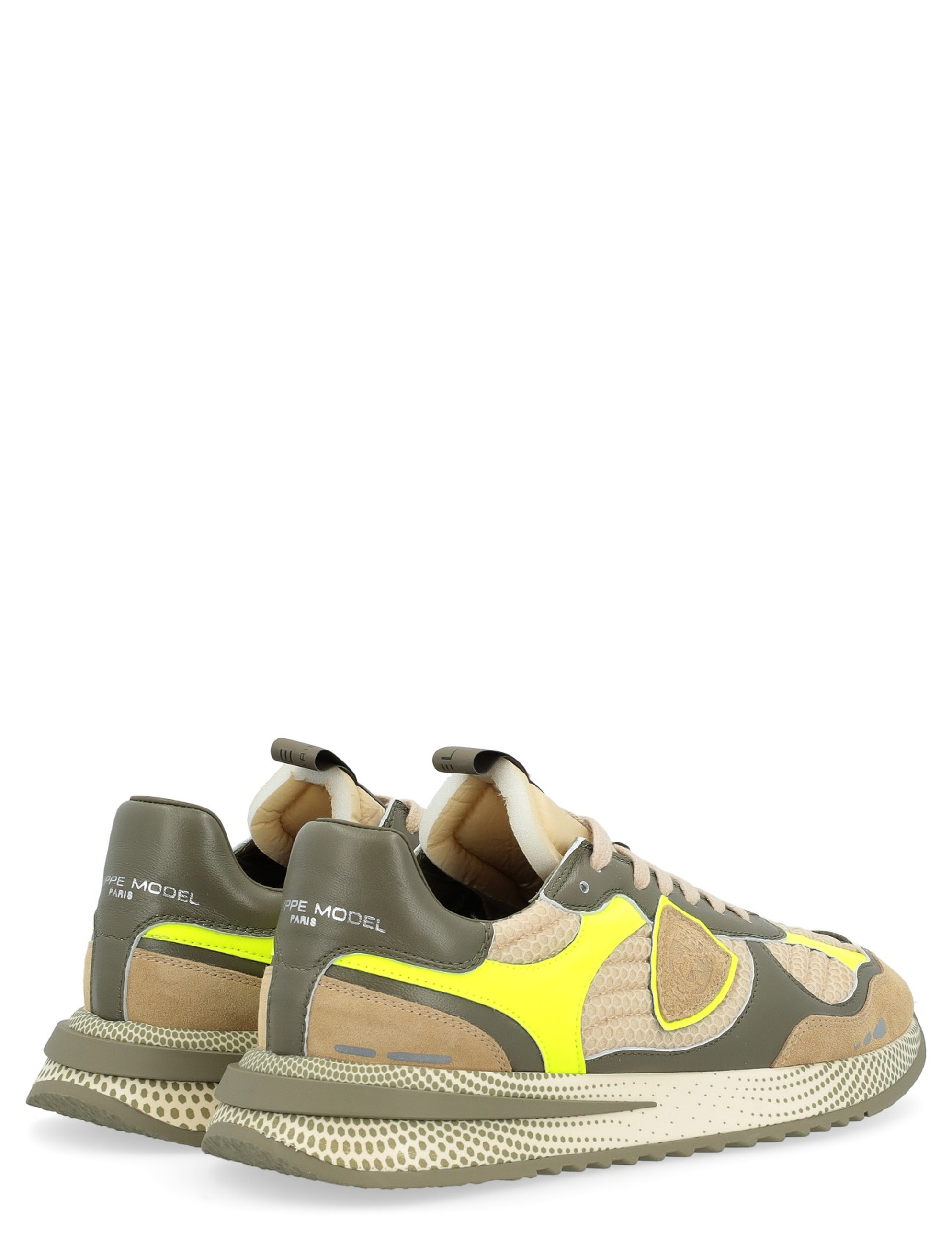 【PHILIPPE MODEL】OLYMPIQUE SNEAKERS(関税込み) Sneaker Philippe Model Olympique in mesh e pelle verde