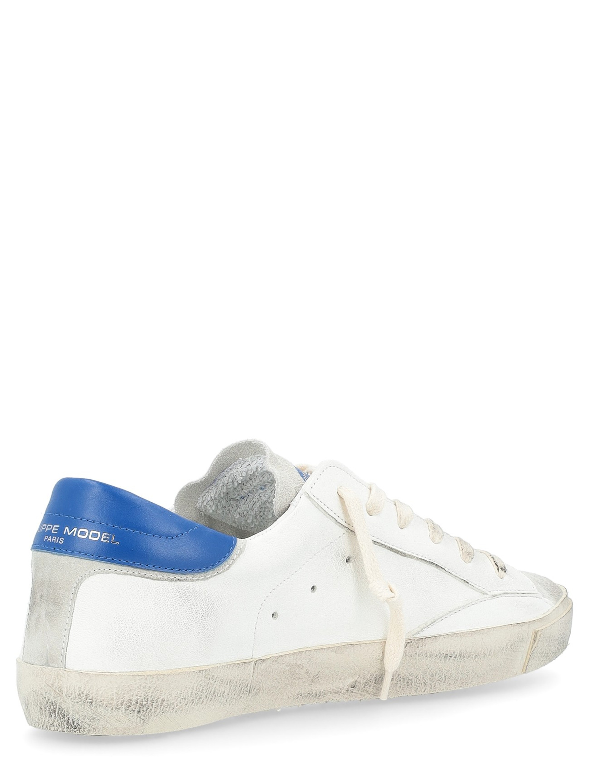 Sneaker Philippe Model Paris X in blue and white leather | H
