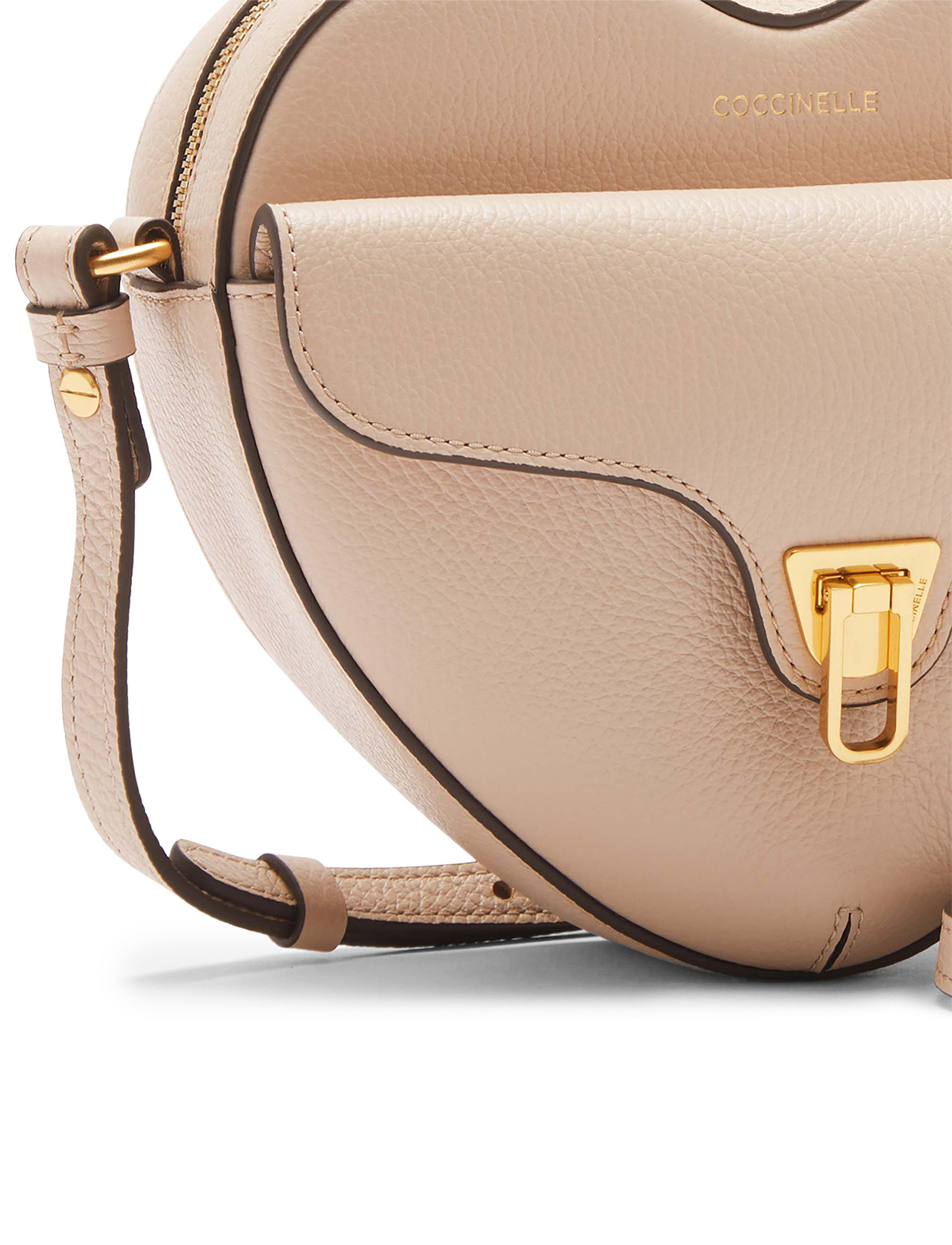 Coccinelle Beat Soft Mini leather pink Crossbody bag H-Brands