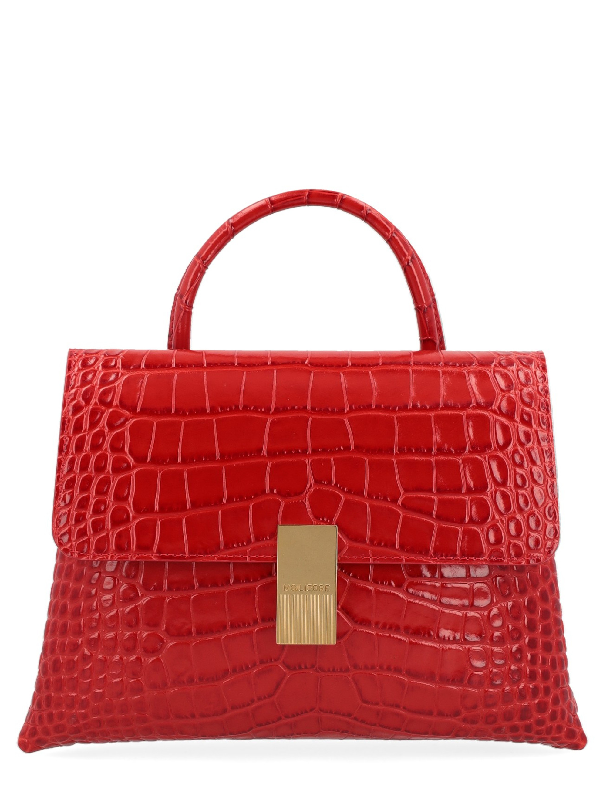 Mouliebre Martina handbag in ruby coconut leather