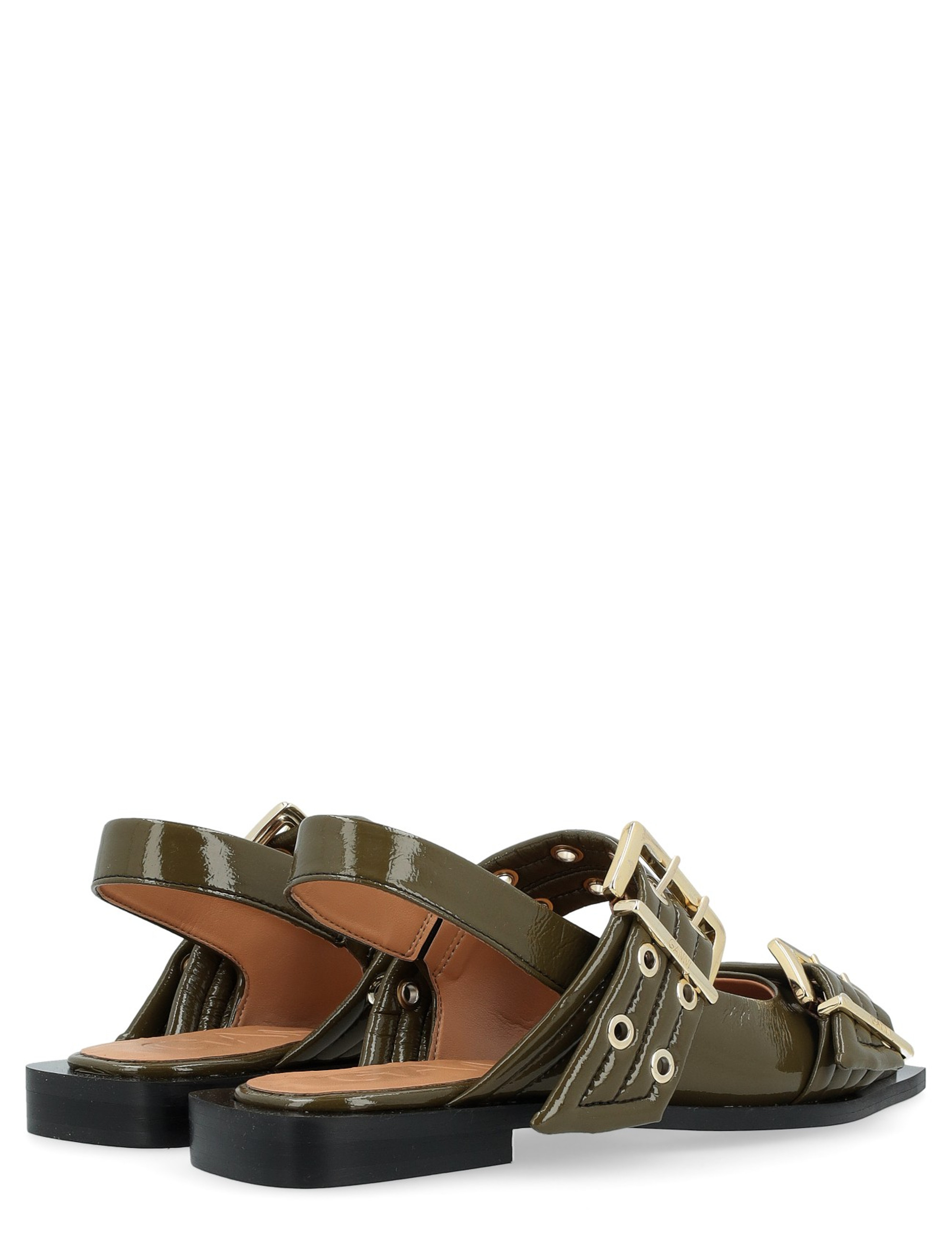 【関税込み】Butterfly Ballerinas - Ganni - Synthetic - Green 関税込み】Butterfly Ballerinas - Ganni - Synthetic - Green