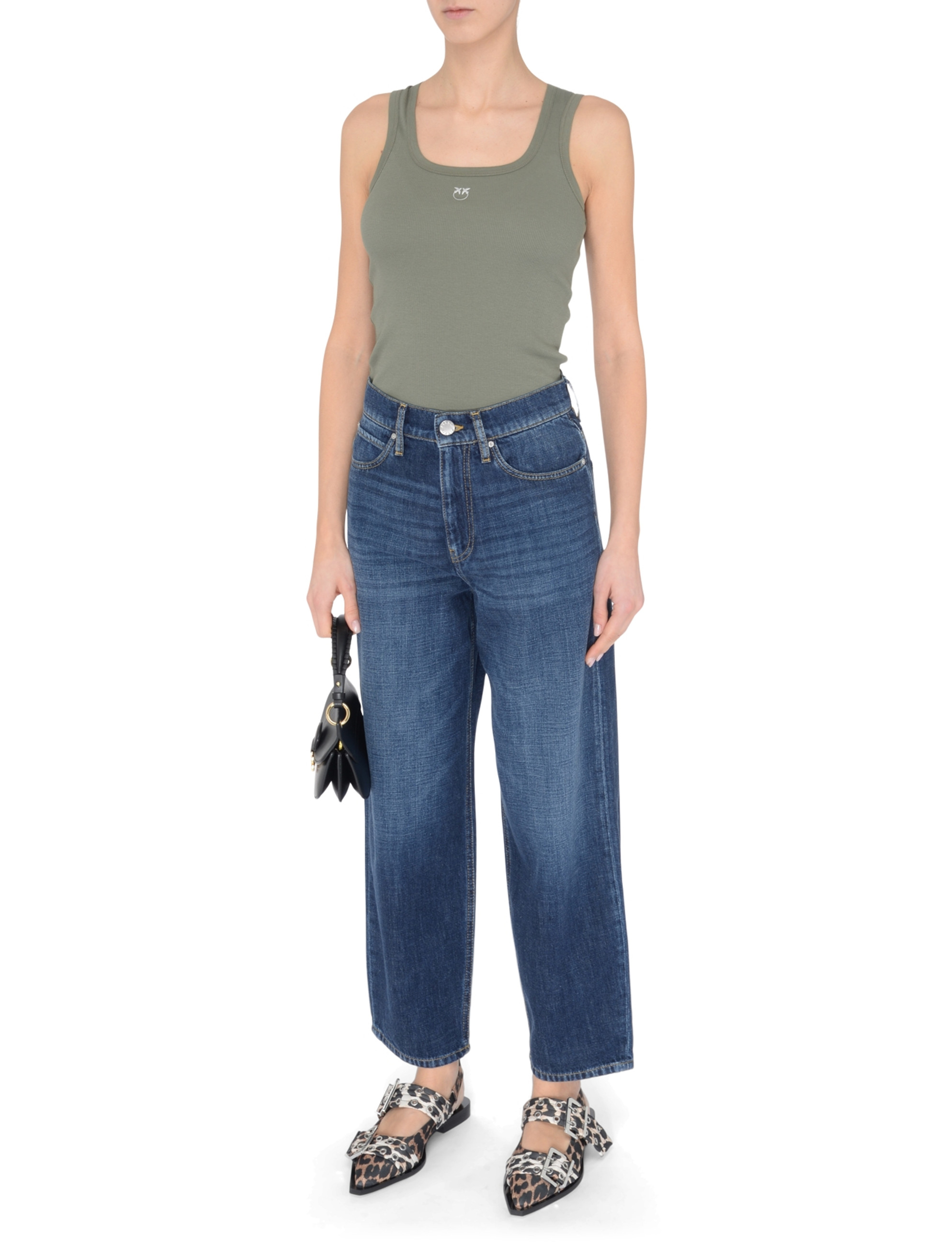Jeans Pinko Estelle in denim Ocean Wash blu | H-Brands