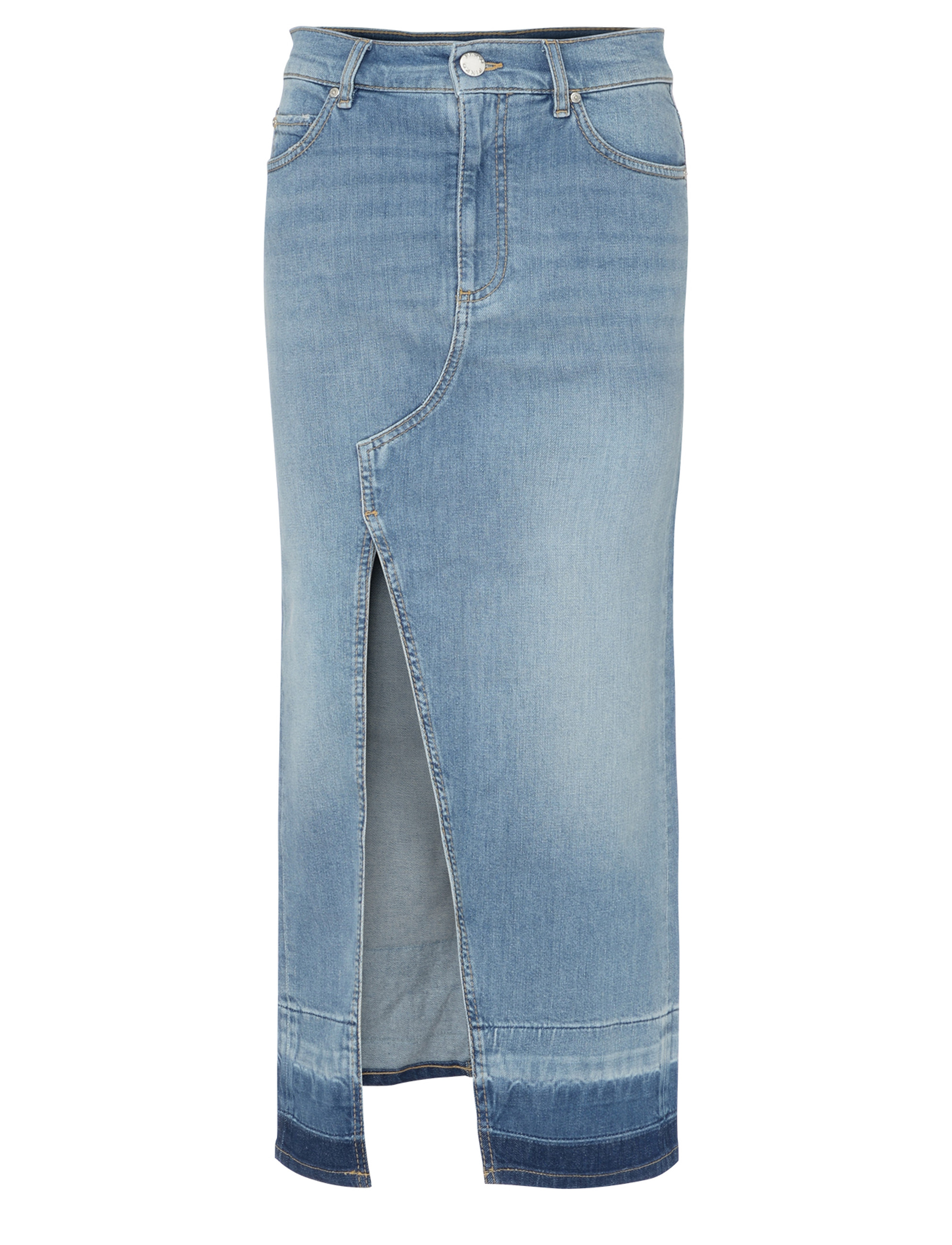 Skirt Pinko in light blue denim