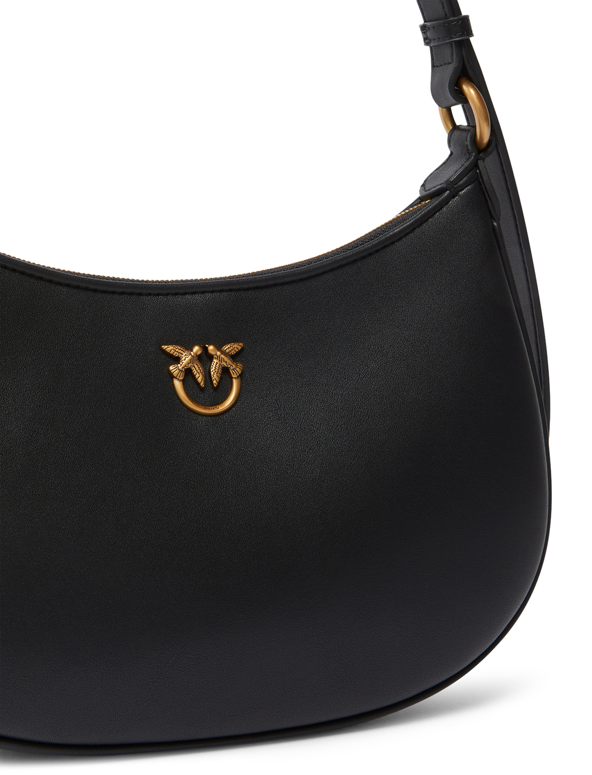 ショルダーバッグ・ポシェット PINKO Women Messenger Bags 100061A0F1Z99Q Black Pinko Love One Black Crossbody Bag 100061-A1UV-Z99Q