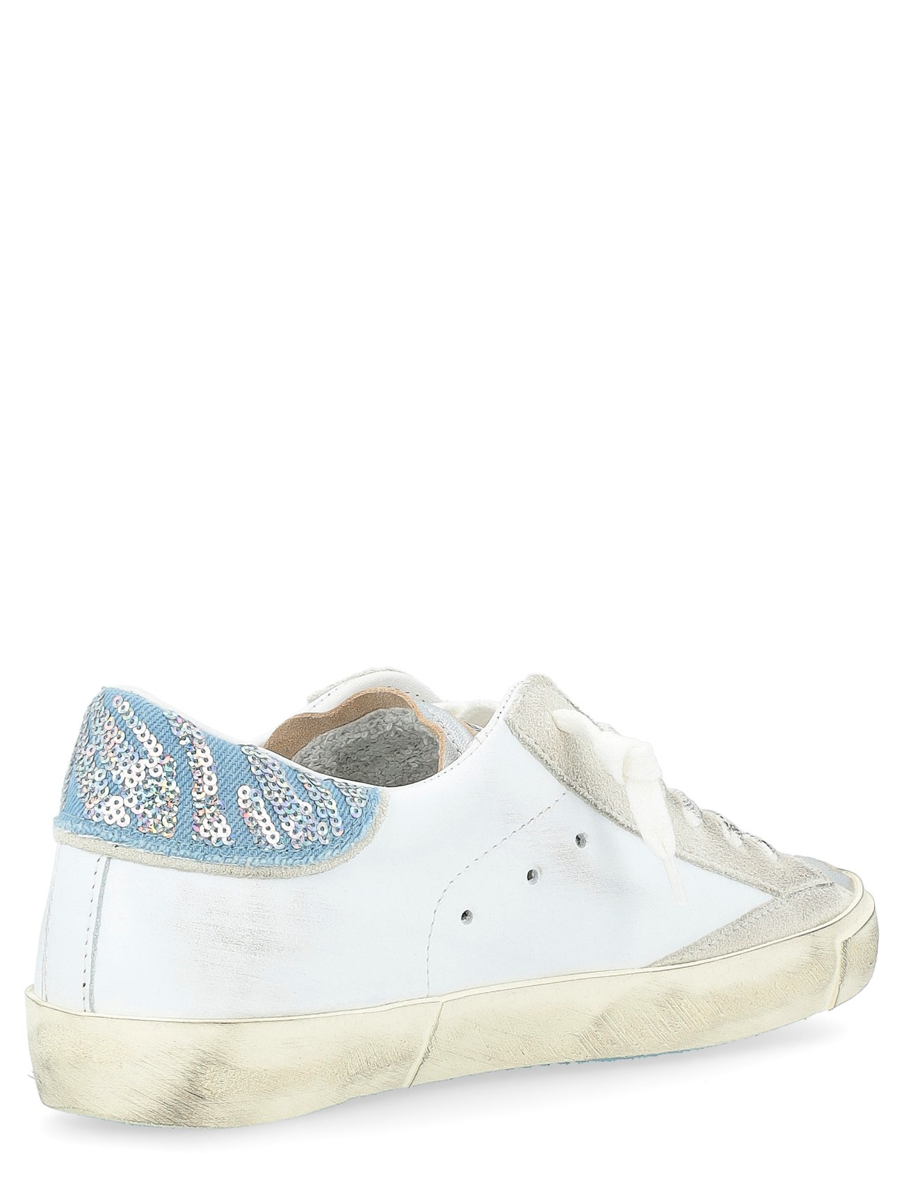 Philippe Model X sneakers in white leather and denim | H-Brands