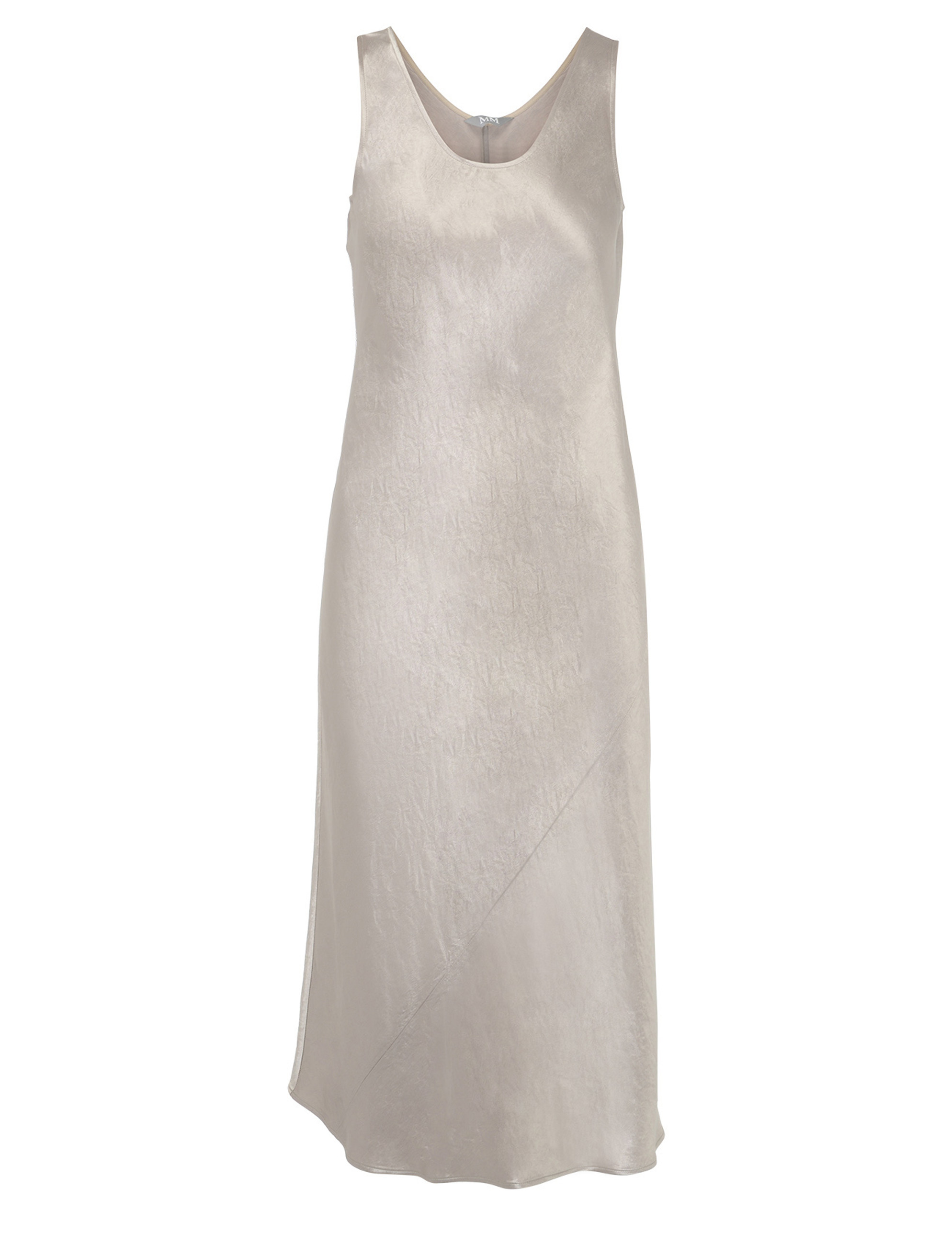 Max Mara MM Talete platinum satin dress | H-Brands