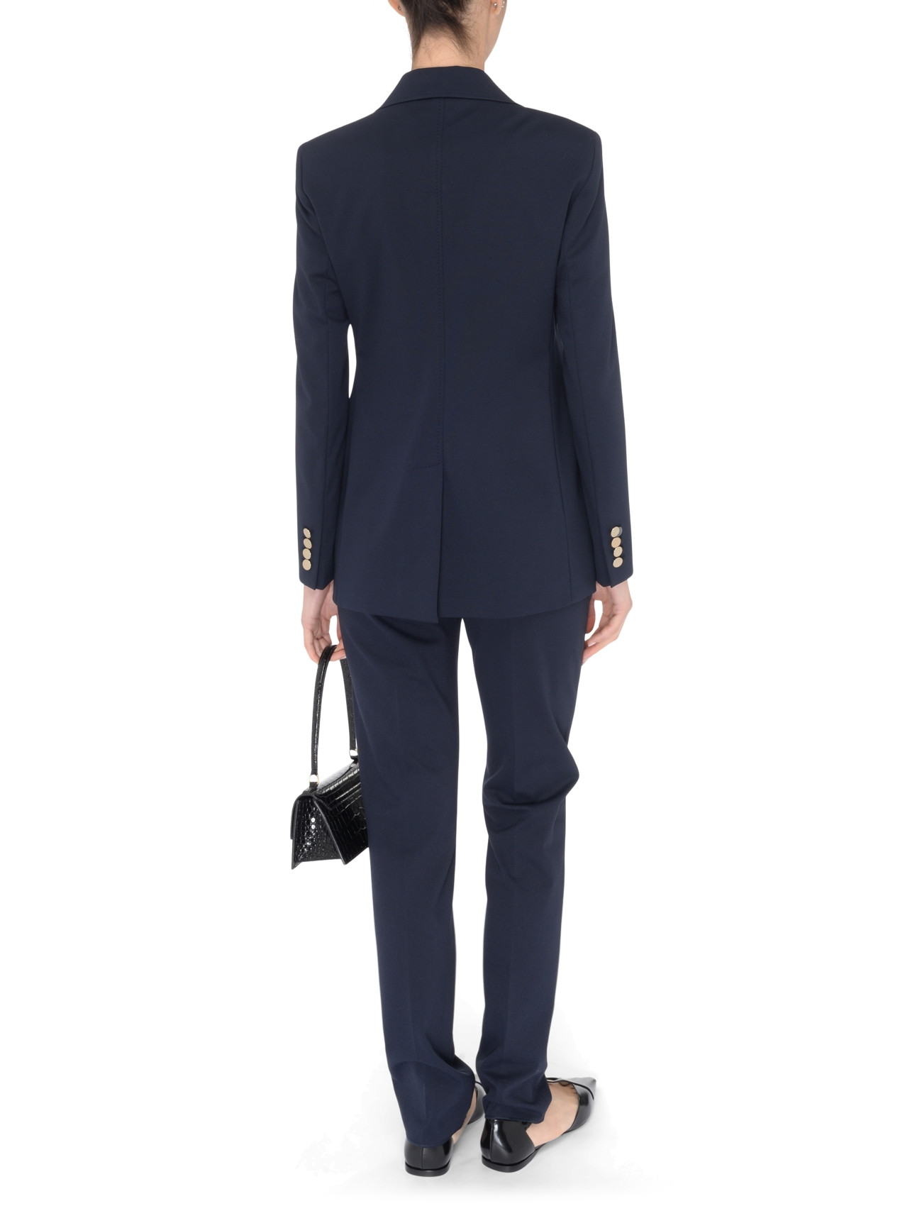 Max Mara Studio Blazer in Blue Jersey | H-Brands