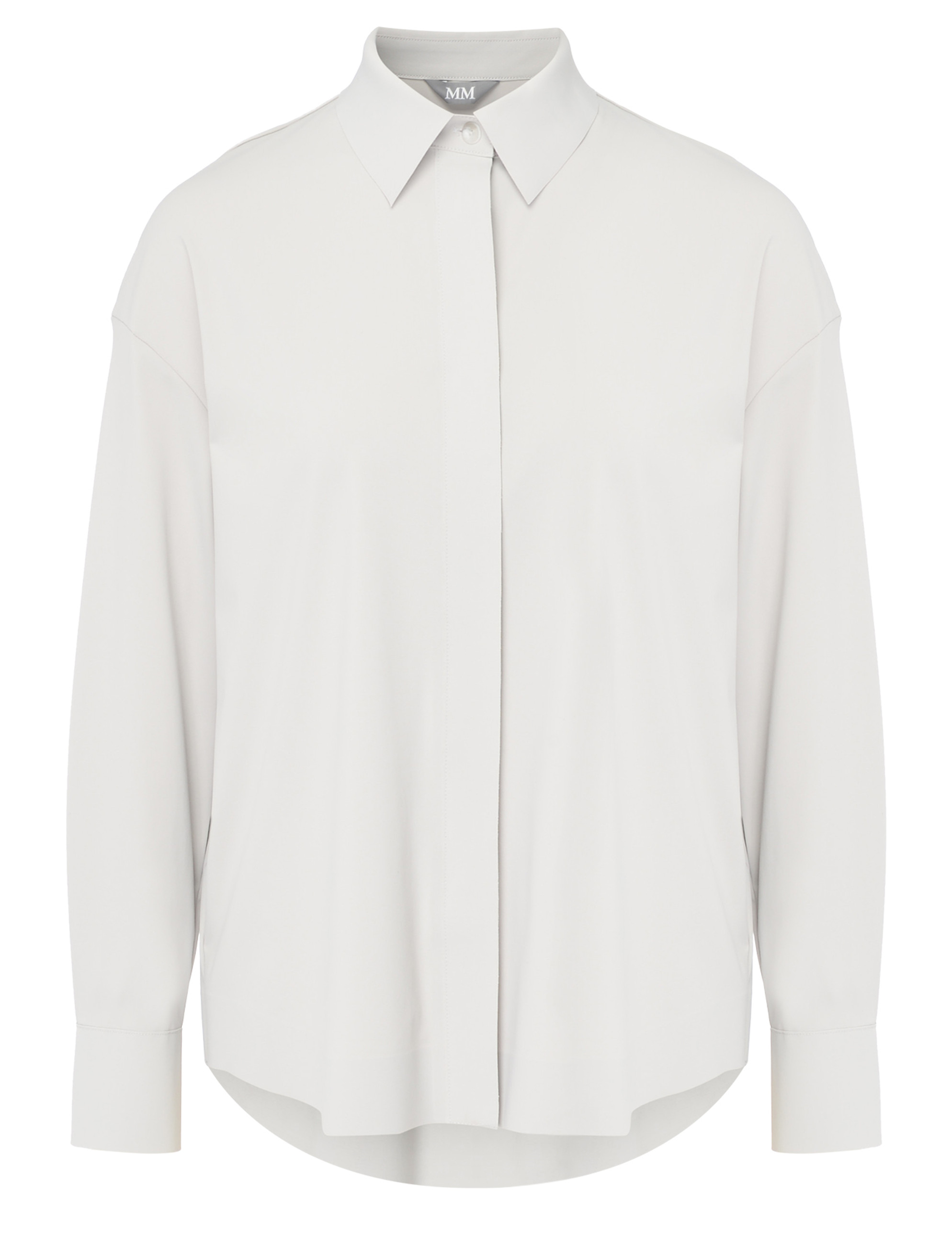 Max Mara MM Lepanto shirt in gray technical fabric | H-Brands