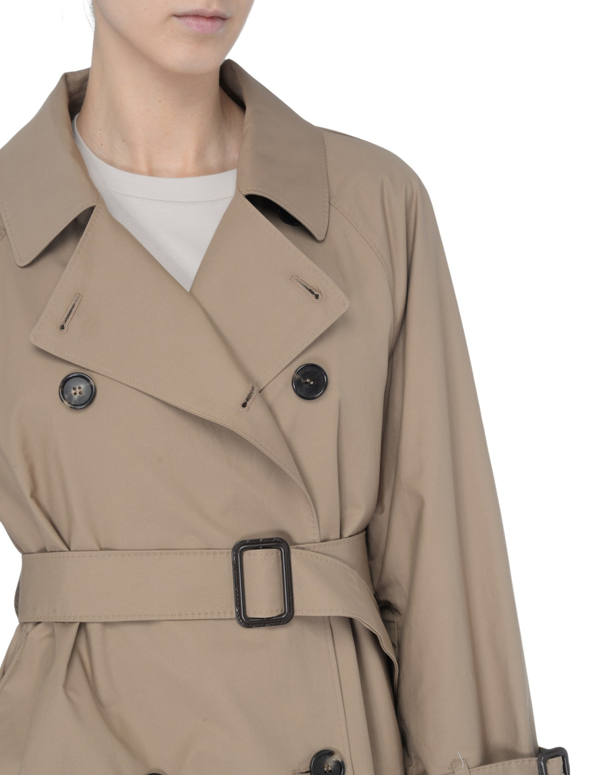 MAX MARA|COATS (CTRENCH (19021094 004 / 19021094600 004 Max Mara The Cube CTrench trench coat in camel twill | H-Brands