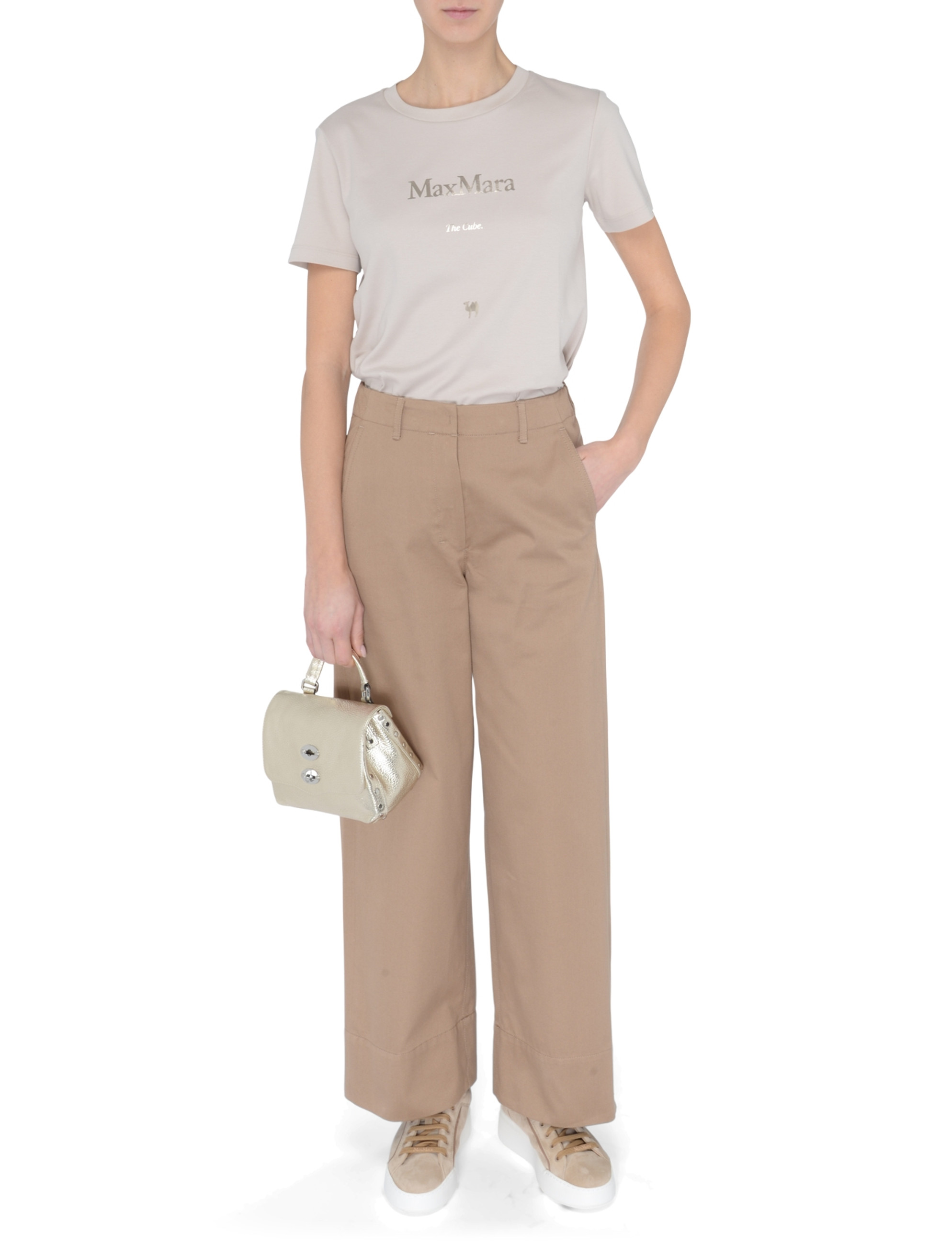 MAX MARA|CHINO PANTS (UNICO (19131101 010 / 19131101600 Pantalone 'S Max Mara Unico in beige cotton | H-Brands